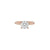 7mm Round Harper Moissanite - 18K Rose Gold - Eliise Maar Jewellery