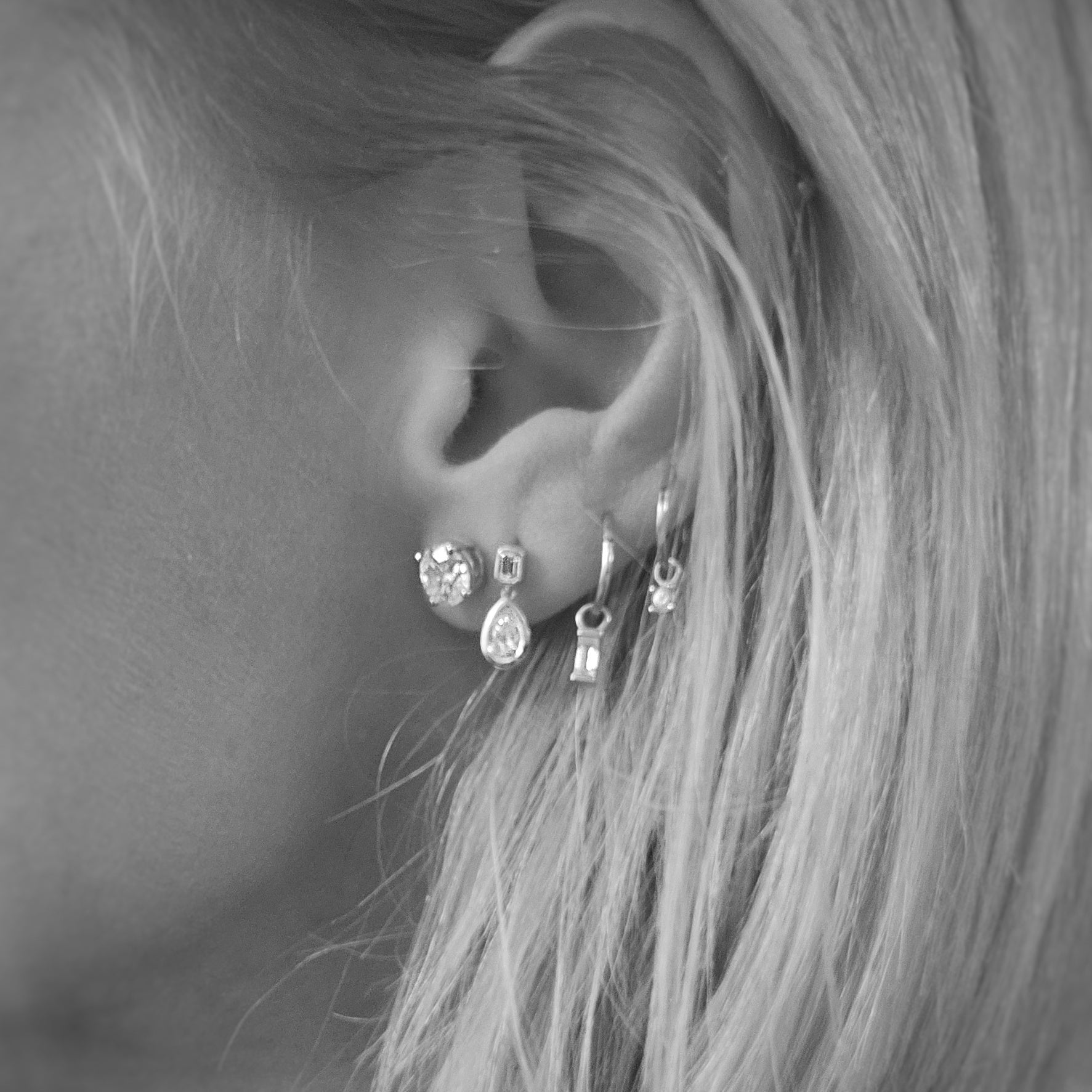 Alma Diamond Earrings - Eliise Maar Jewellery