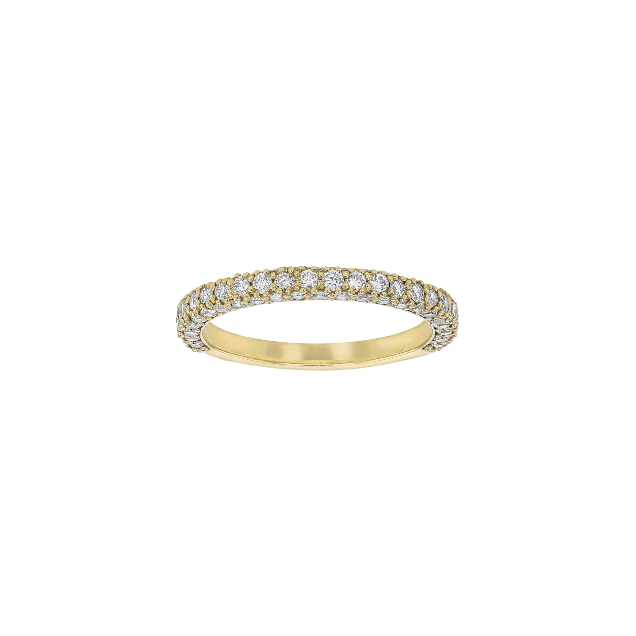 Amy Diamond Band - 18K Yellow Gold - L 1/2 - Natural Diamonds - Eliise Maar Jewellery