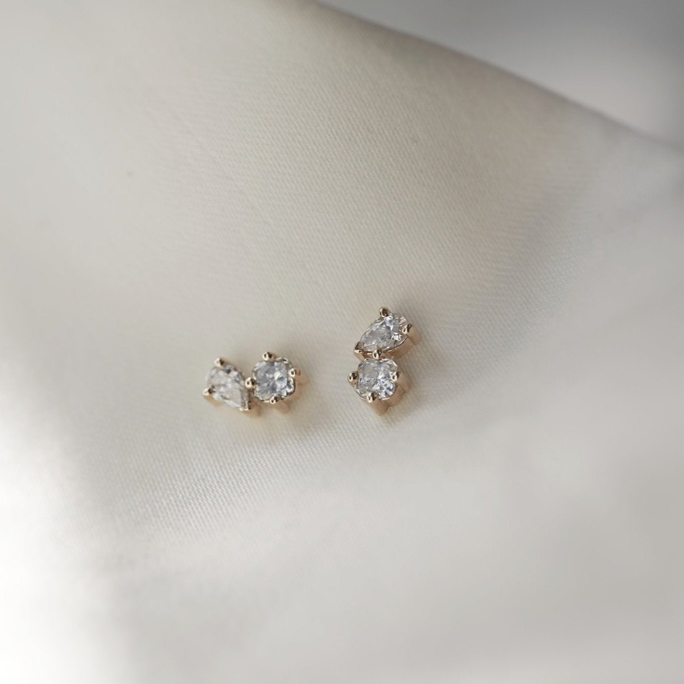 Angelica Diamond Earrings - Lab Grown Diamonds - Eliise Maar Jewellery