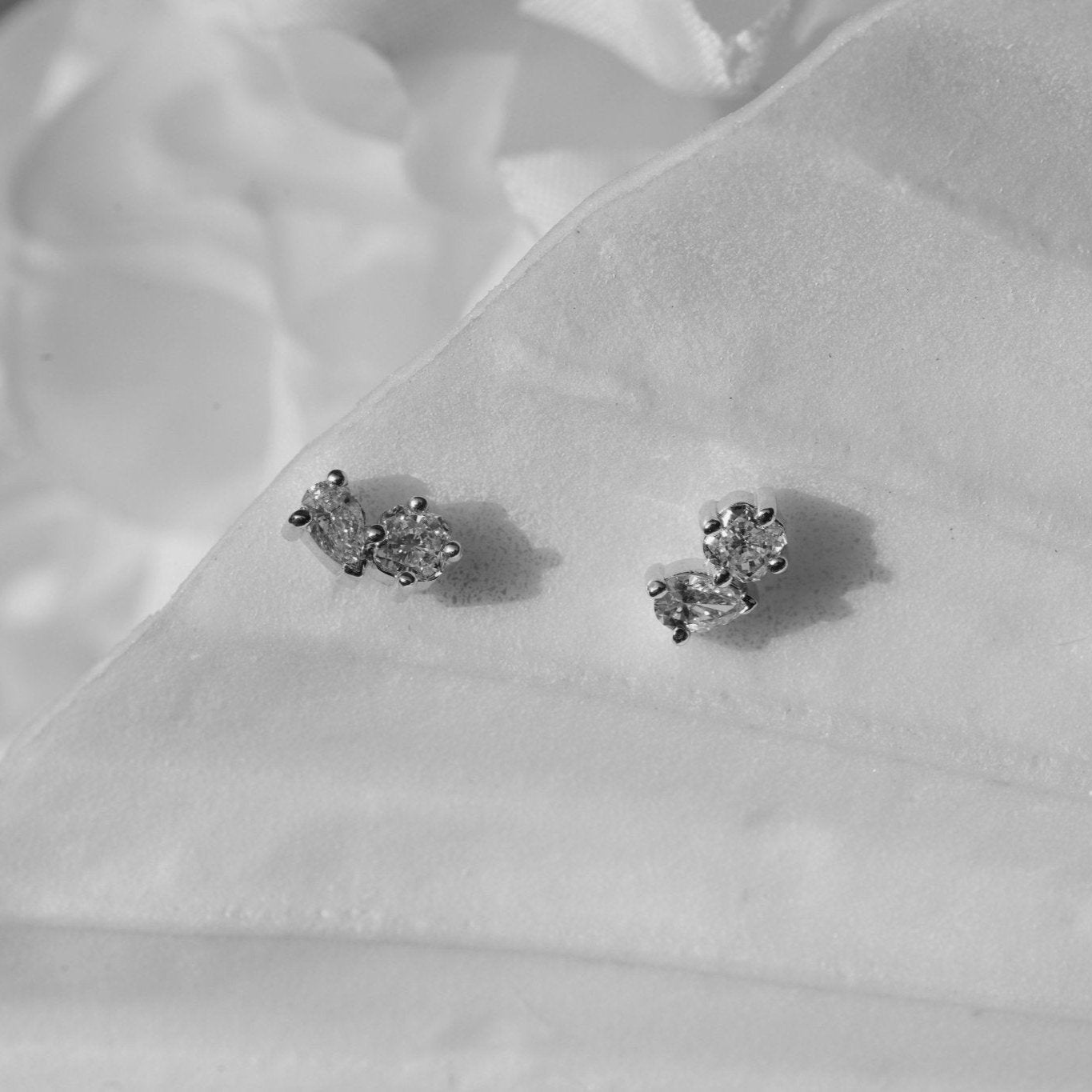 Angelica Diamond Earrings - Lab Grown Diamonds - Eliise Maar Jewellery