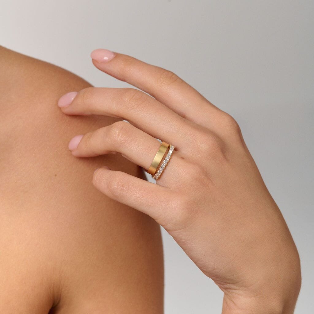 Ceremonial Square Wedding Ring - Eliise Maar Jewellery