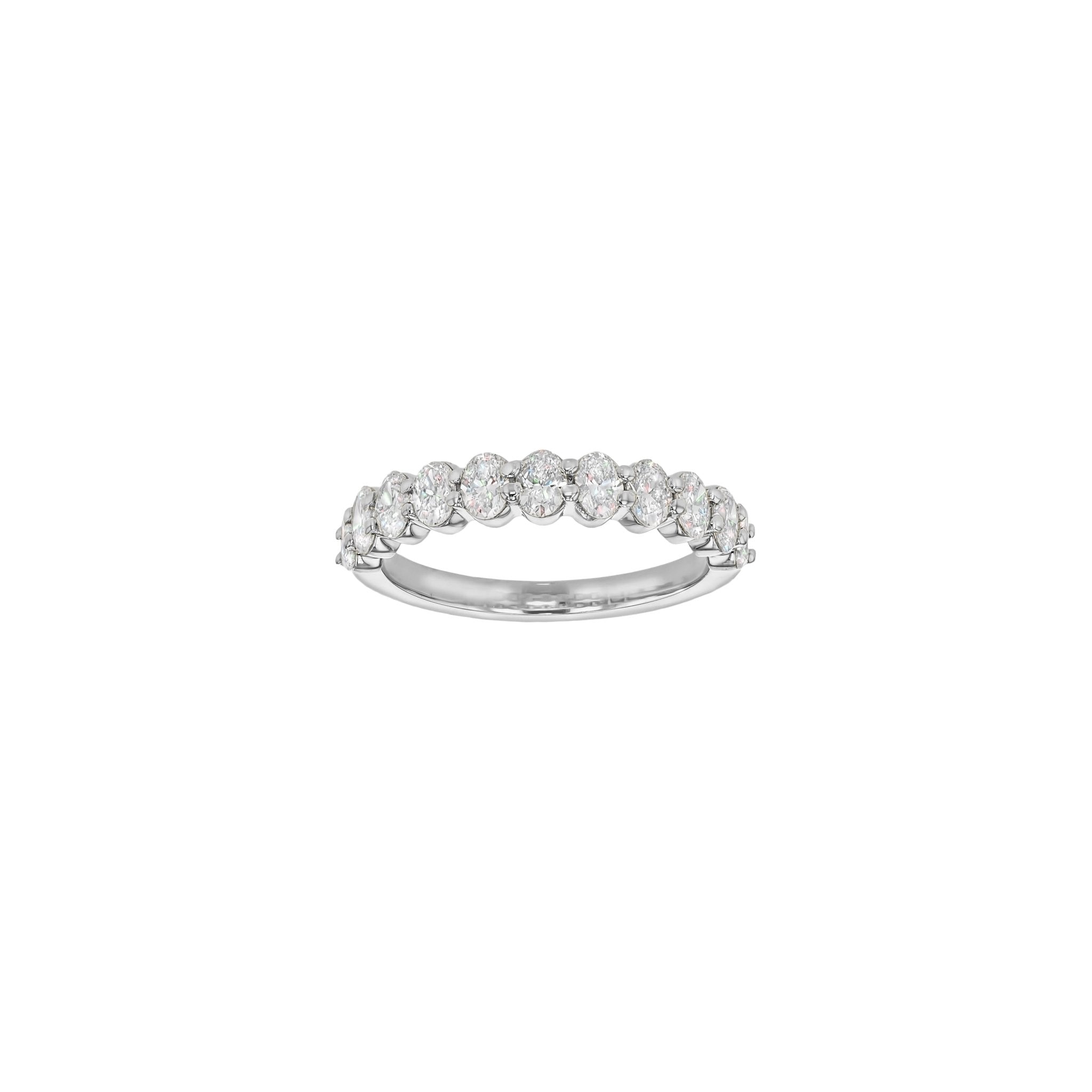 Eleanor Luxe Diamond Band - Size 17 - 18K White Gold - Eliise Maar Jewellery