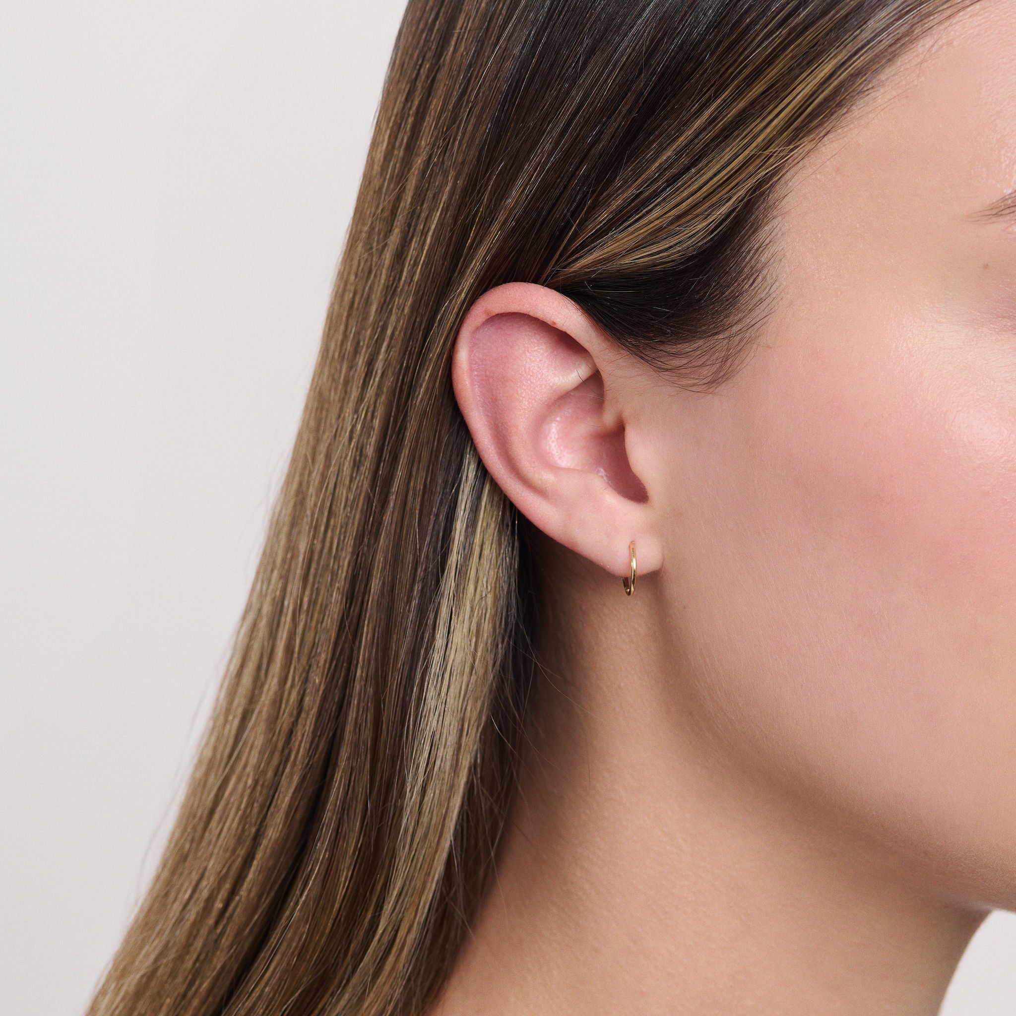 Gold Sleeper Earrings - Eliise Maar Jewellery