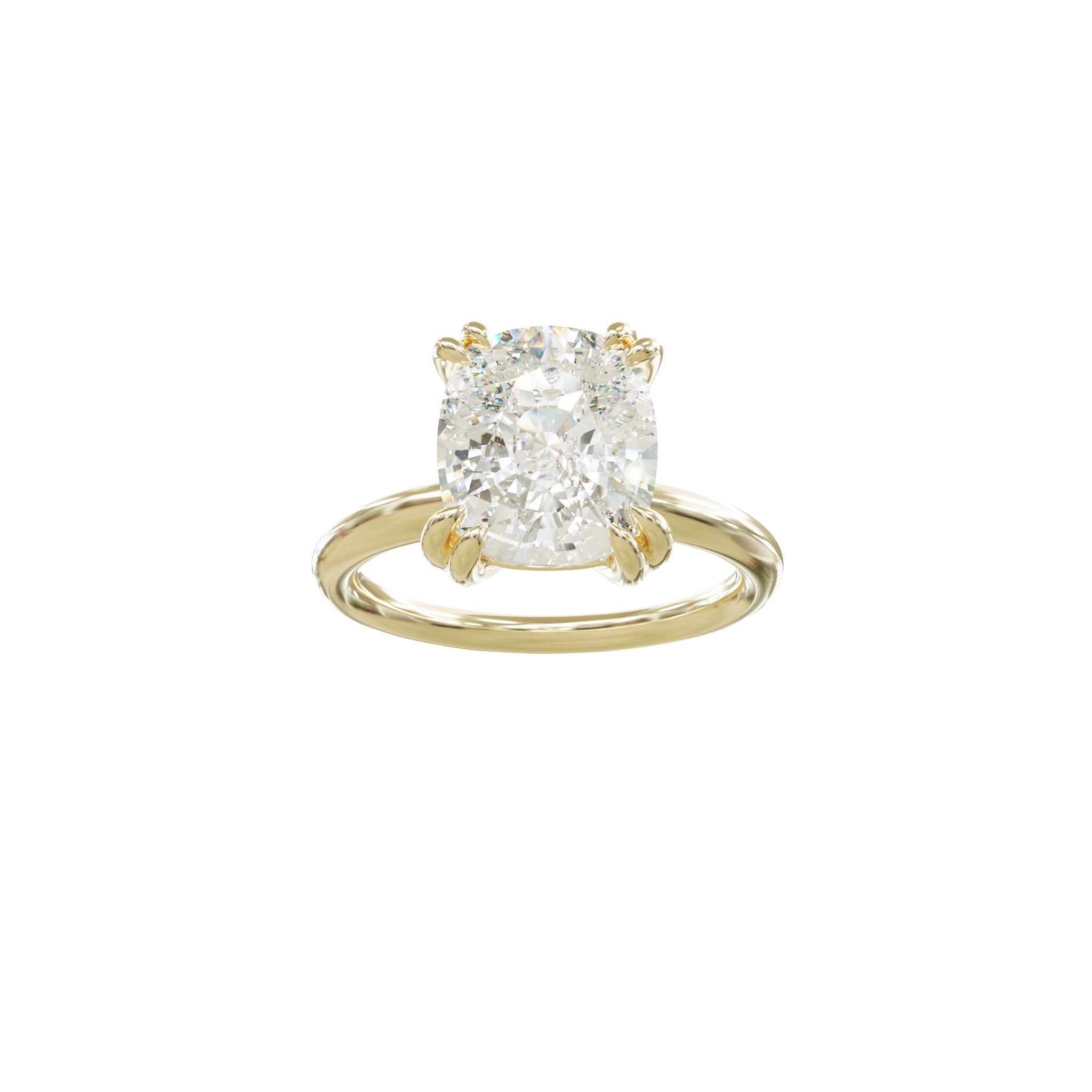 Jamie Double Claw Cushion Diamond Ring - Eliise Maar Jewellery