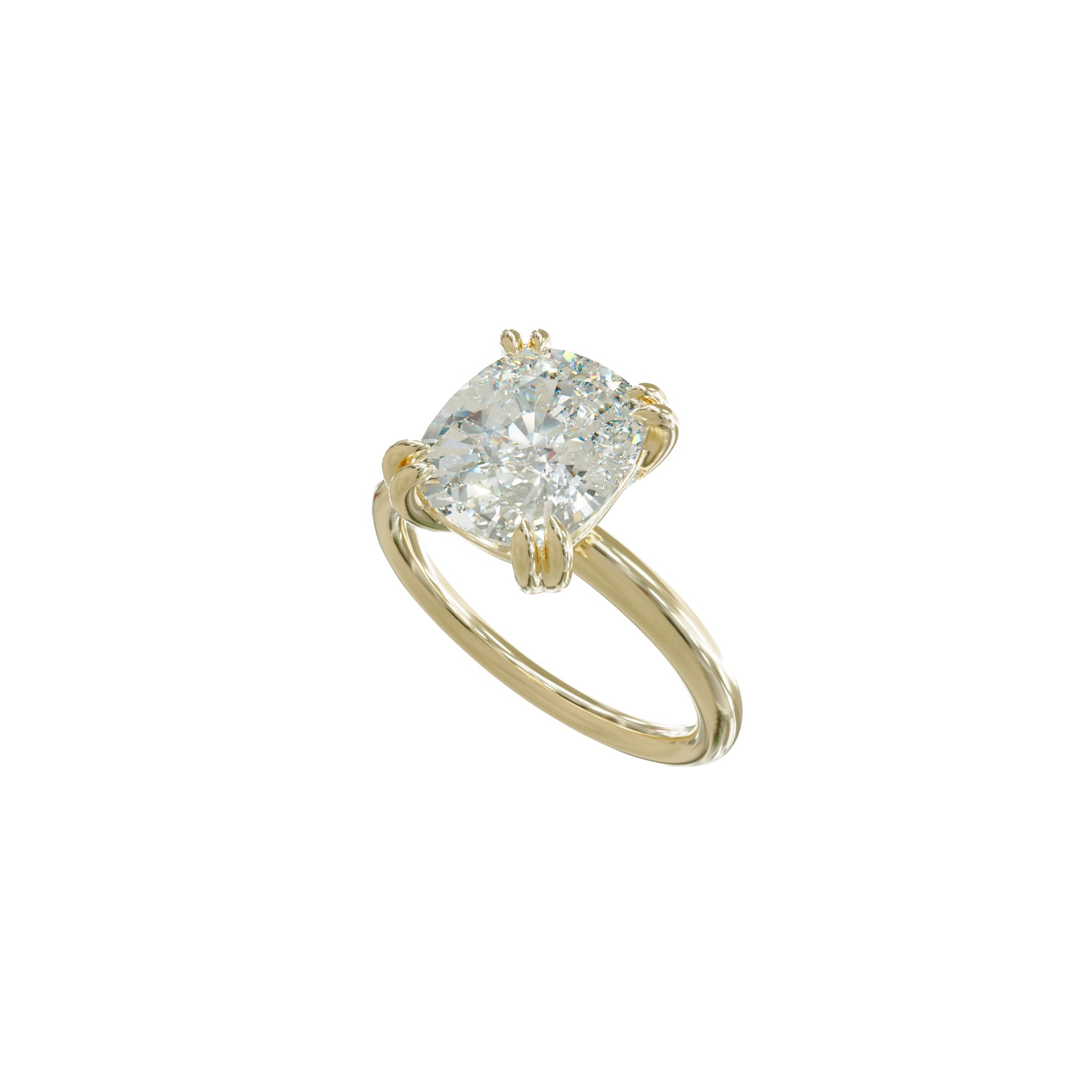 Jamie Double Claw Cushion Diamond Ring - Eliise Maar Jewellery