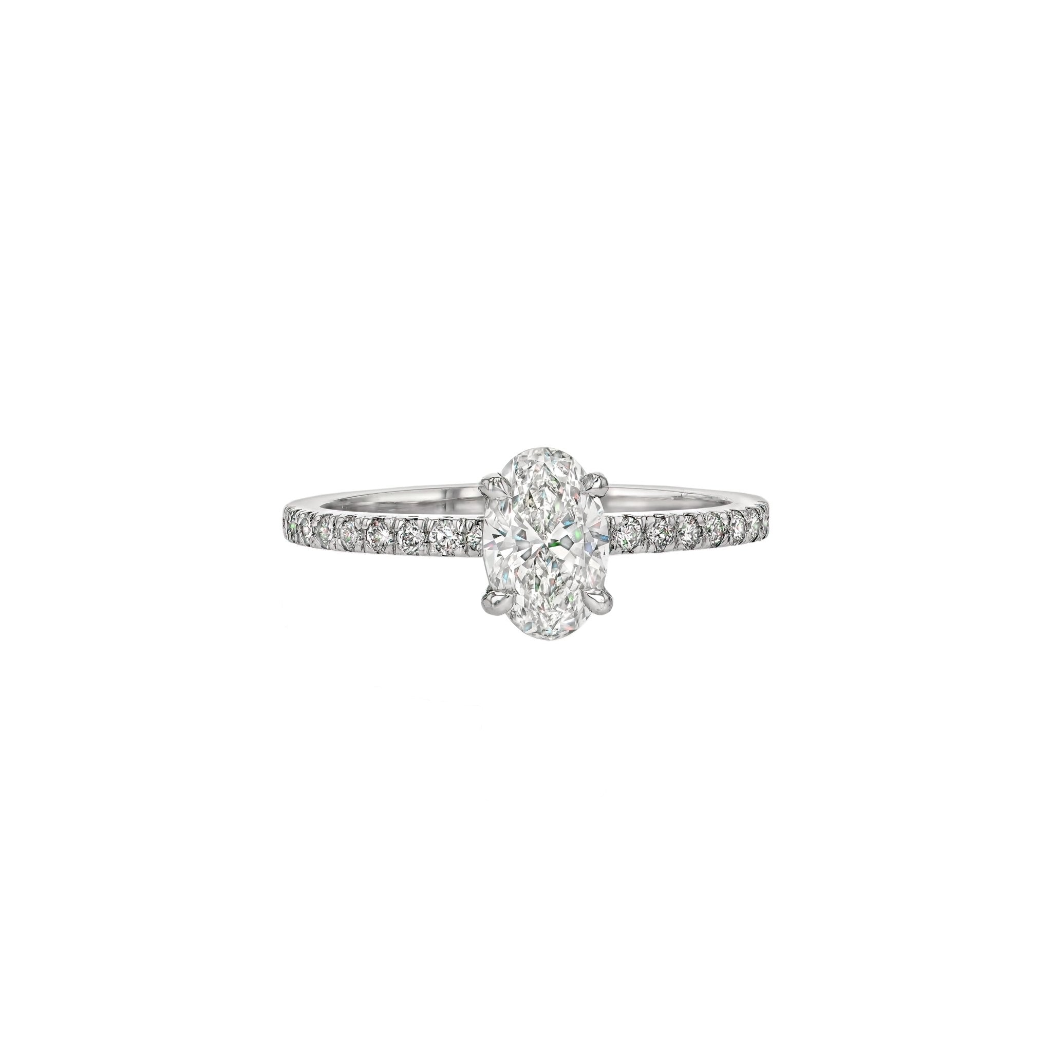 Lena Diamond Ring - 18K White Gold - Eliise Maar Jewellery