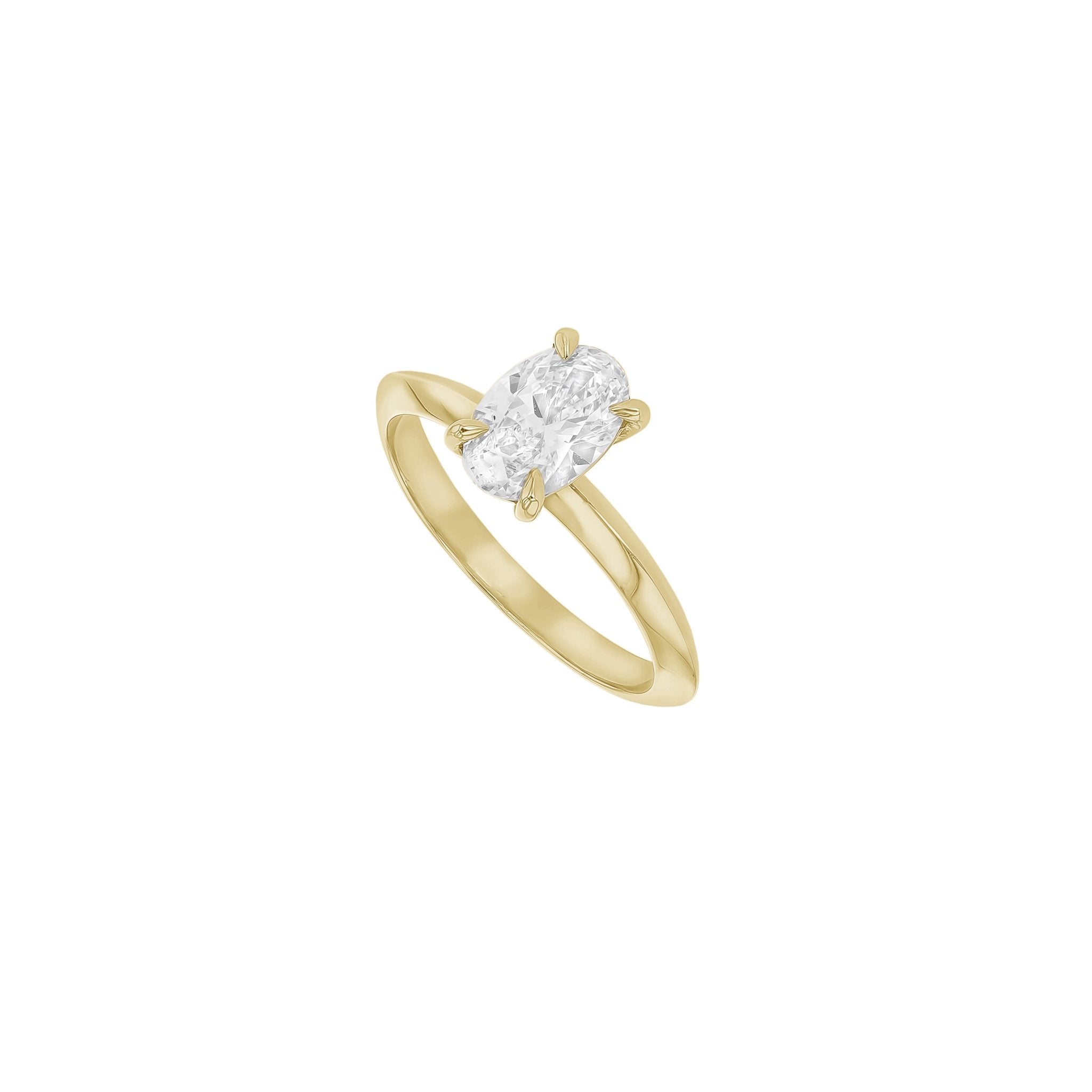 Louise Diamond Ring - Size 16.25 - 18K Yellow Gold - In Stock - 1.01ct Lab Grown Diamond - In Stock - Eliise Maar Jewellery