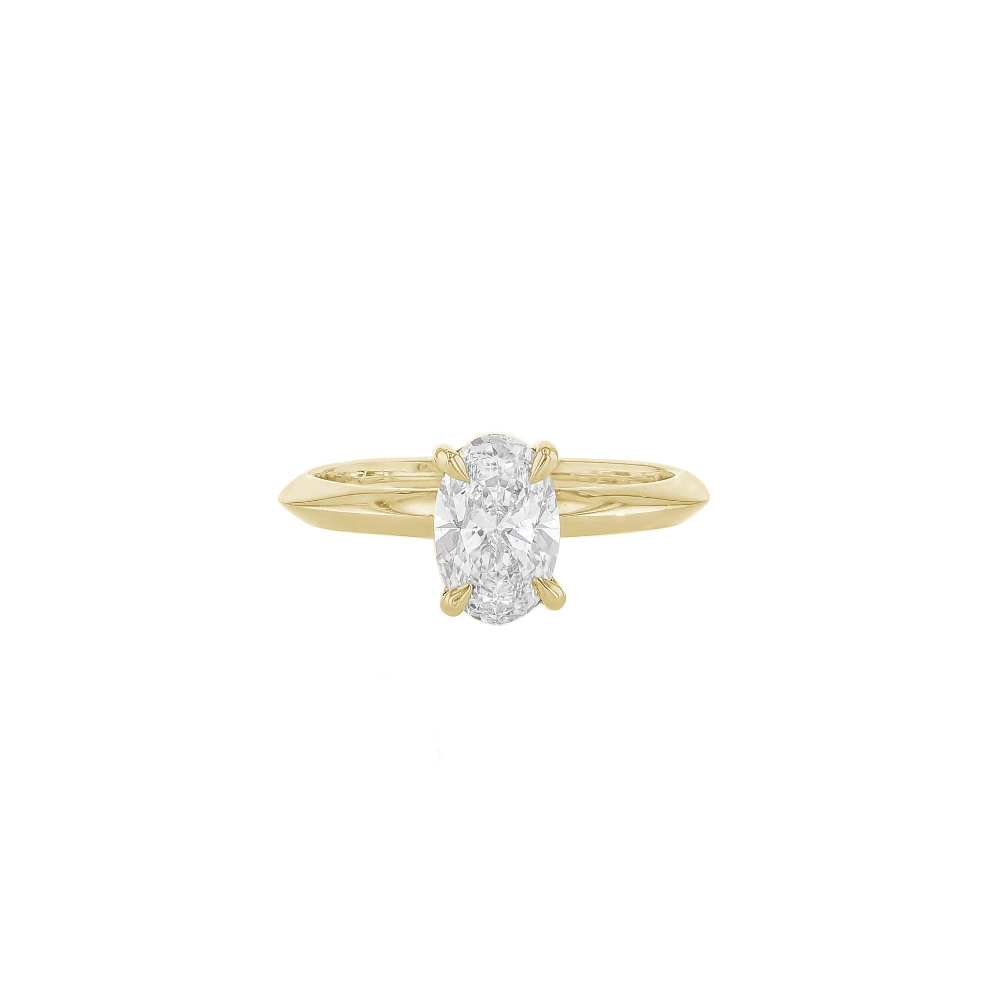 Louise Diamond Ring - Size 16.25 - 18K Yellow Gold - In Stock - 1.01ct Lab Grown Diamond - In Stock - Eliise Maar Jewellery