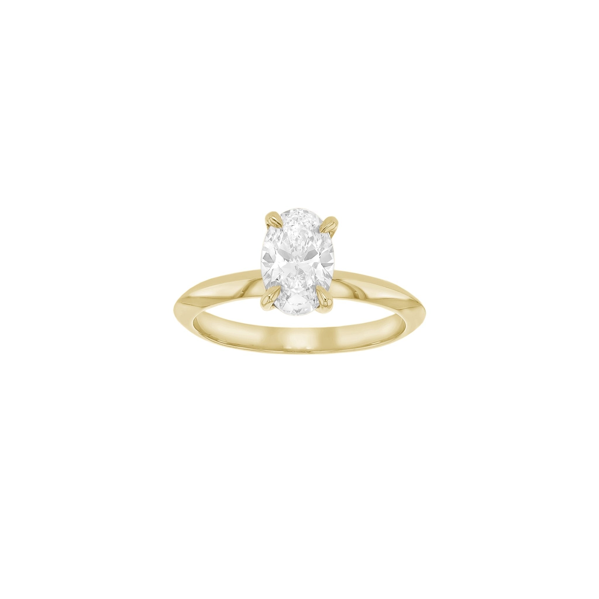 Louise Diamond Ring - Size 16.25 - 18K Yellow Gold - In Stock - 1.01ct Lab Grown Diamond - In Stock - Eliise Maar Jewellery