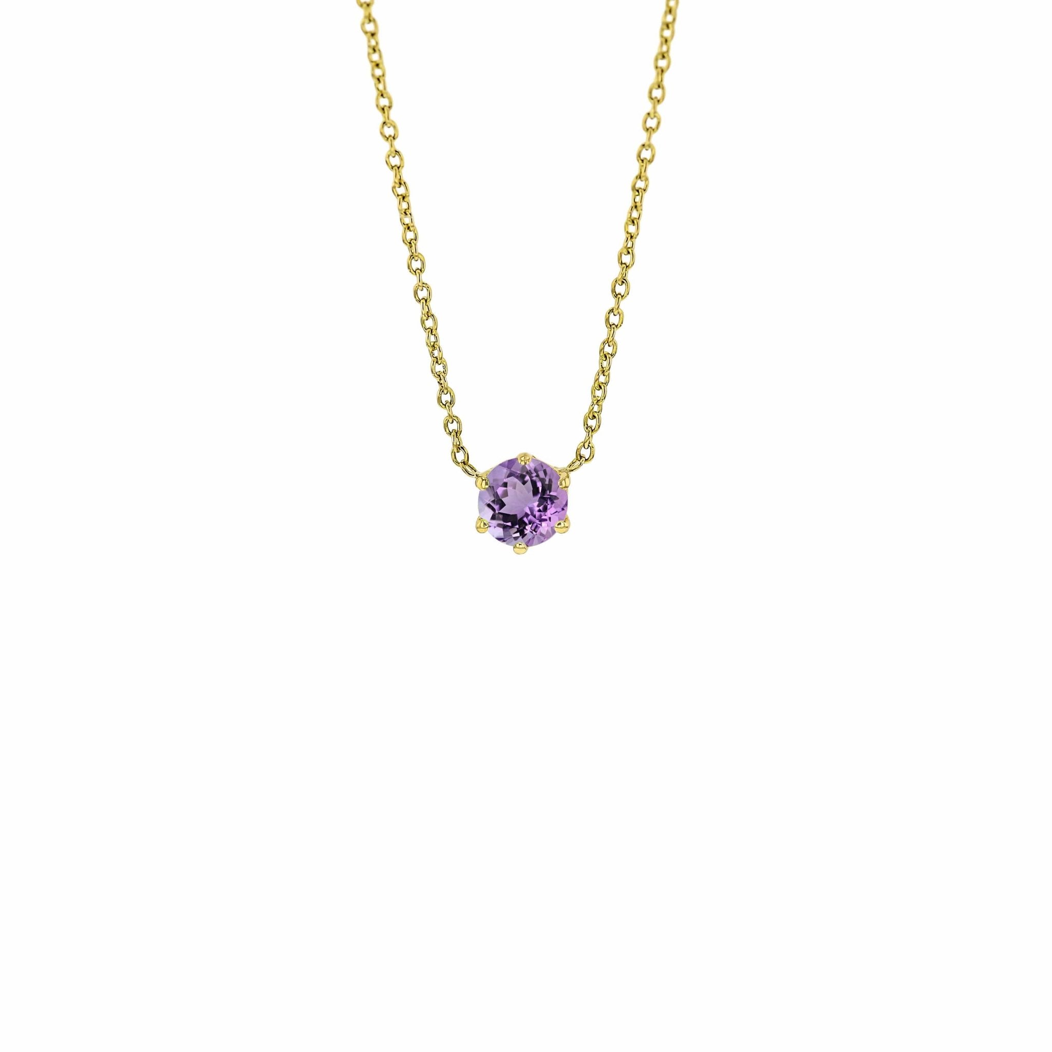 Luxe Solitaire Necklace 0.50ct - Eliise Maar Jewellery