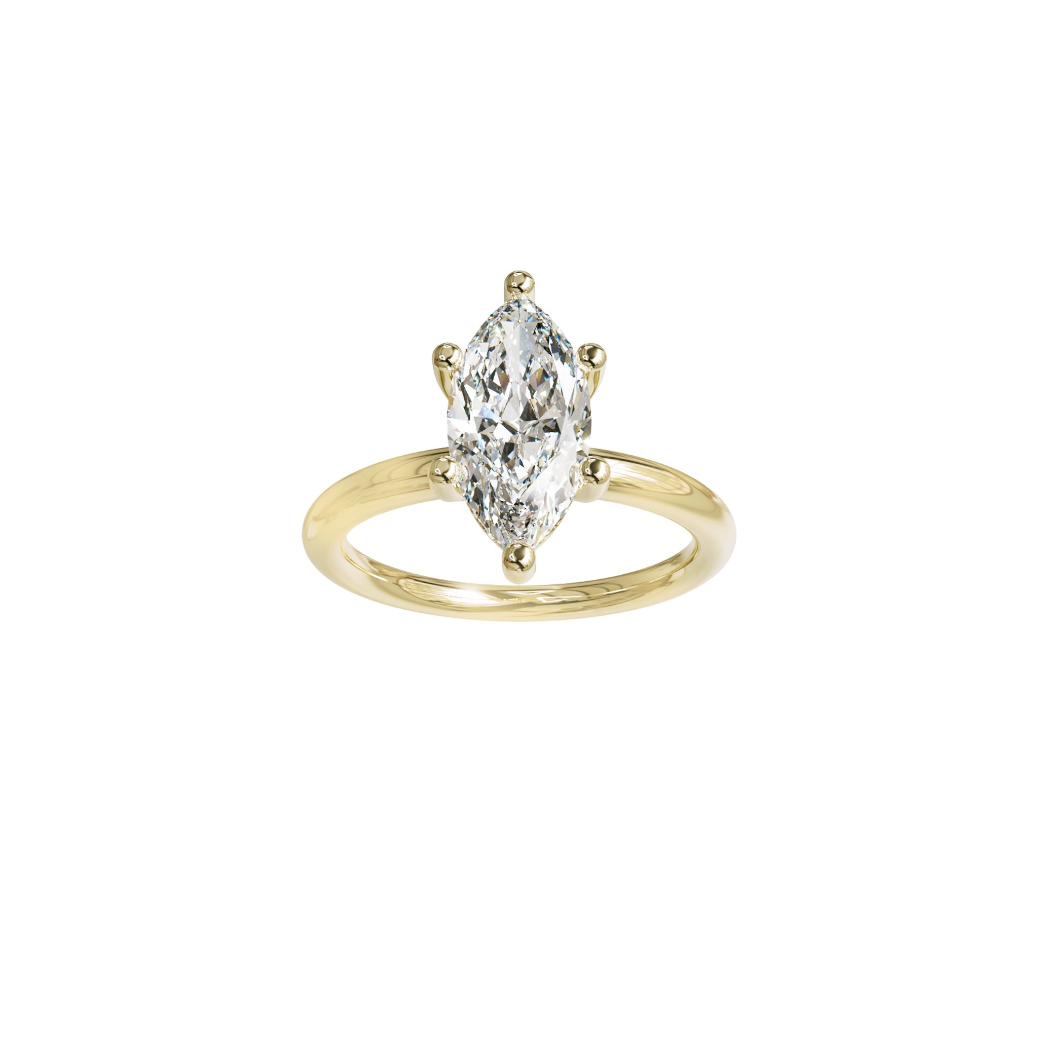 Mia Marquise Solitaire - Eliise Maar Jewellery