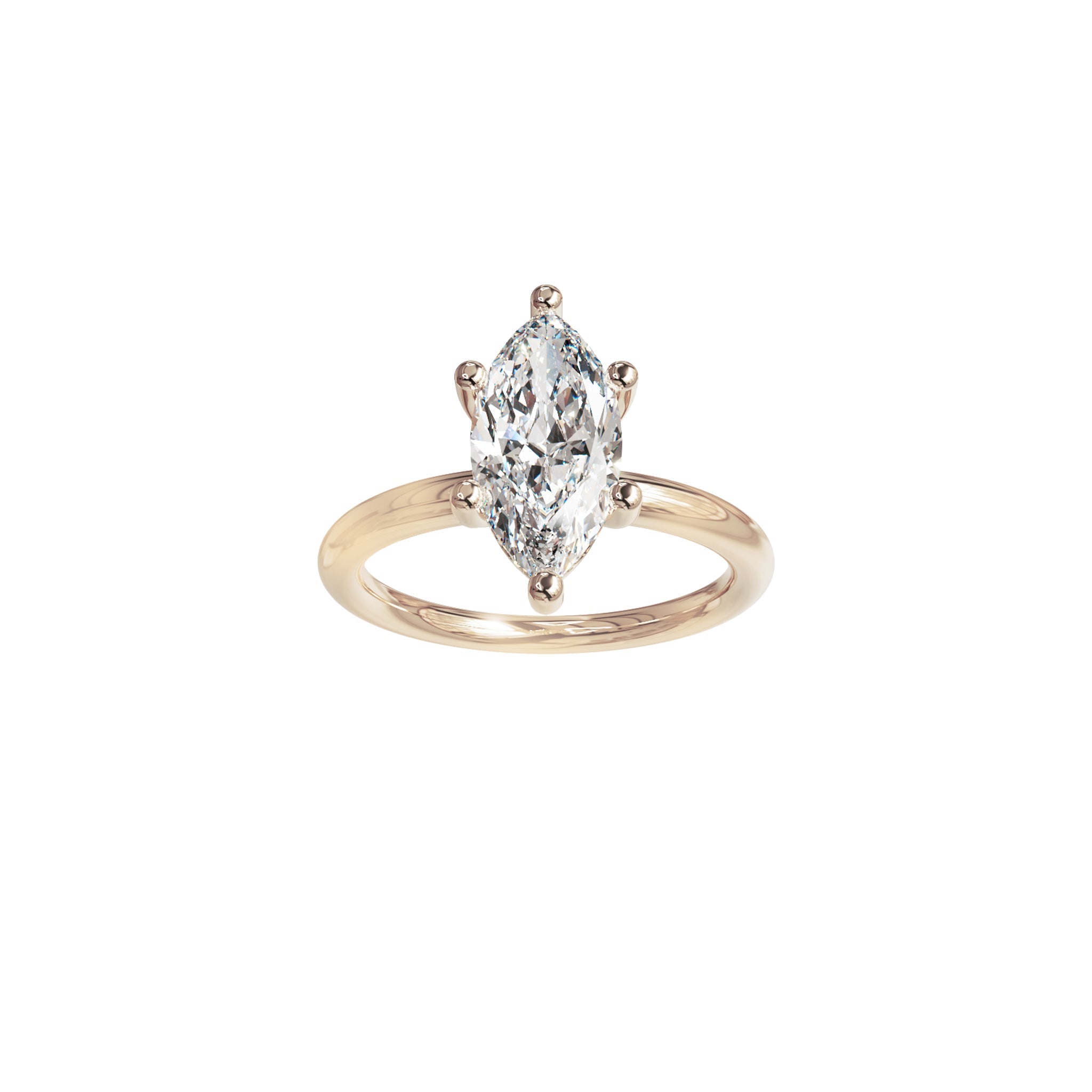 Mia Marquise Solitaire - Eliise Maar Jewellery