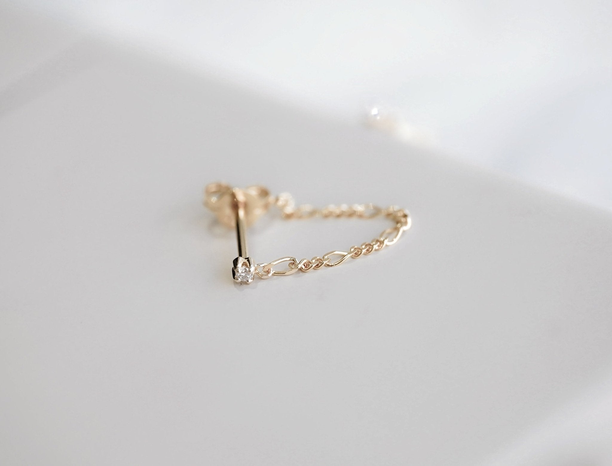 Pearl Julia Chain Earrings - Eliise Maar Jewellery