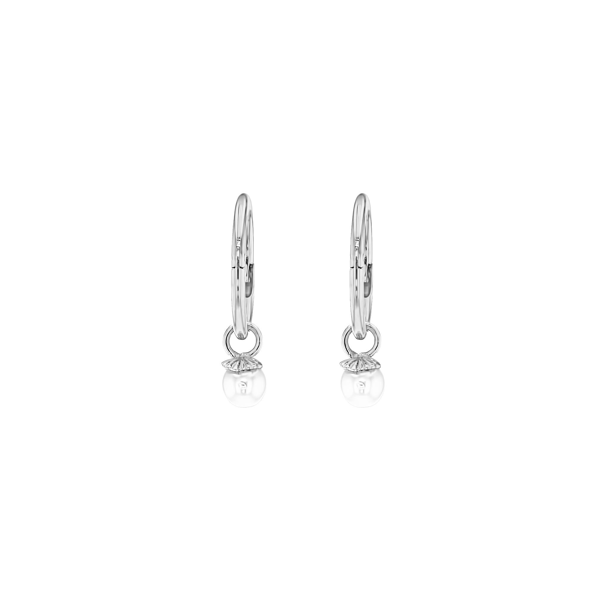 Pearl Sleeper Earrings - Eliise Maar Jewellery