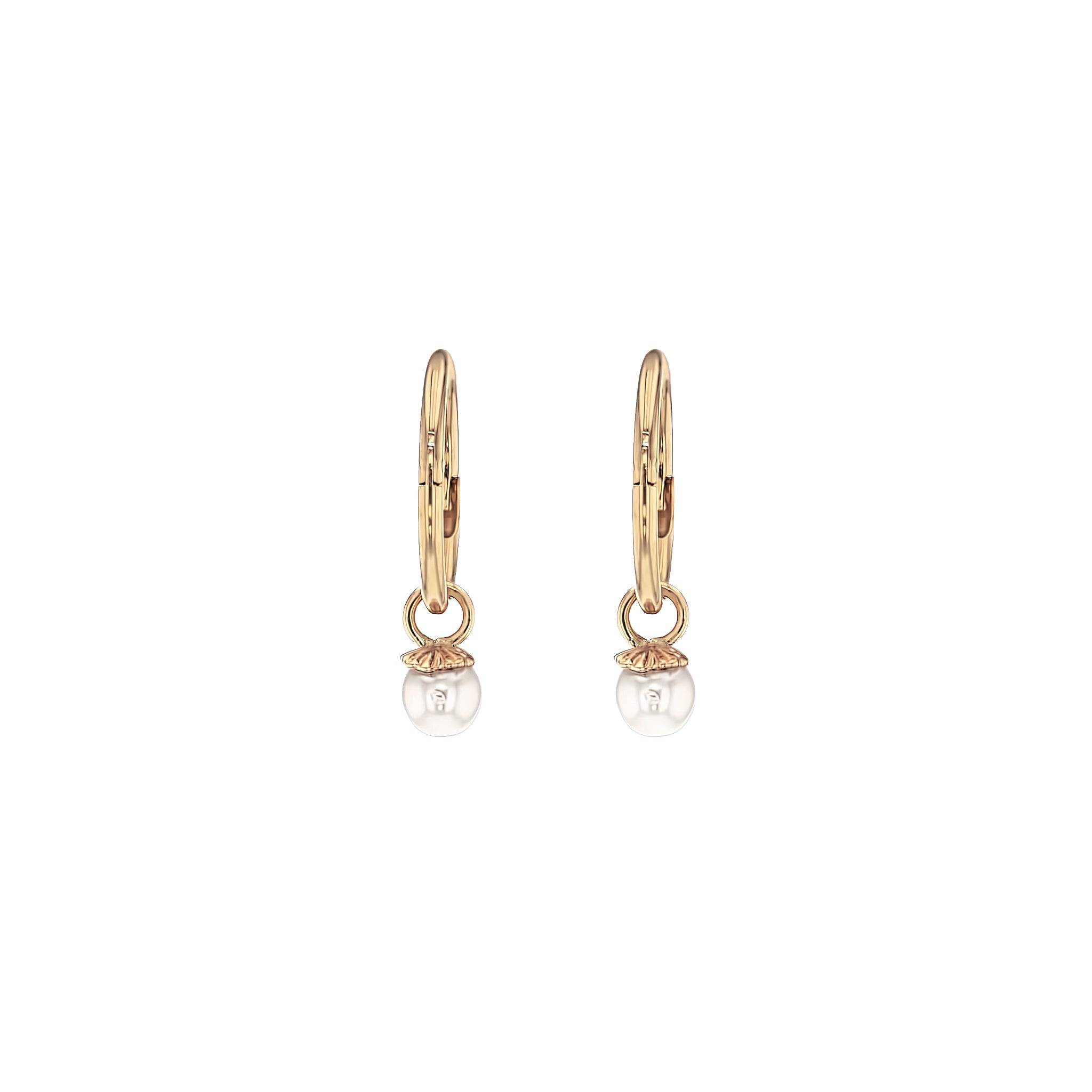 Pearl Sleeper Earrings - Eliise Maar Jewellery