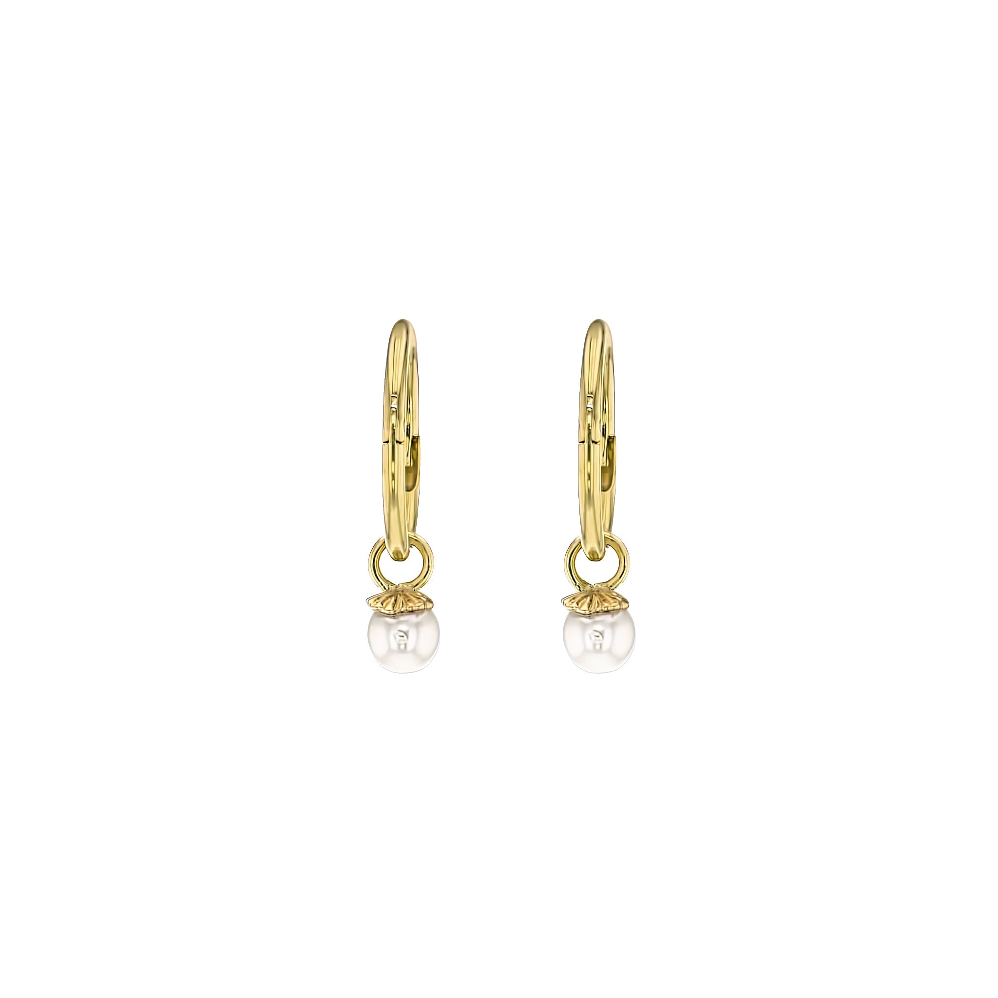 Pearl Sleeper Earrings - Eliise Maar Jewellery