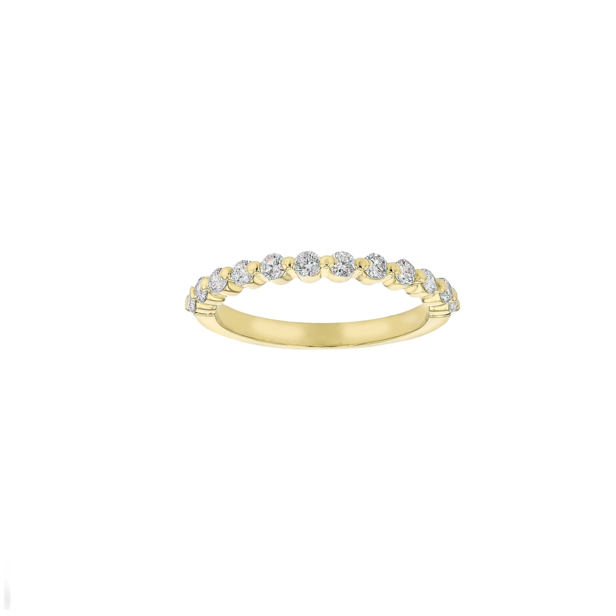 Petite Josephine Diamond Band - Size 16.75 - 18K Yellow Gold - Eliise Maar Jewellery