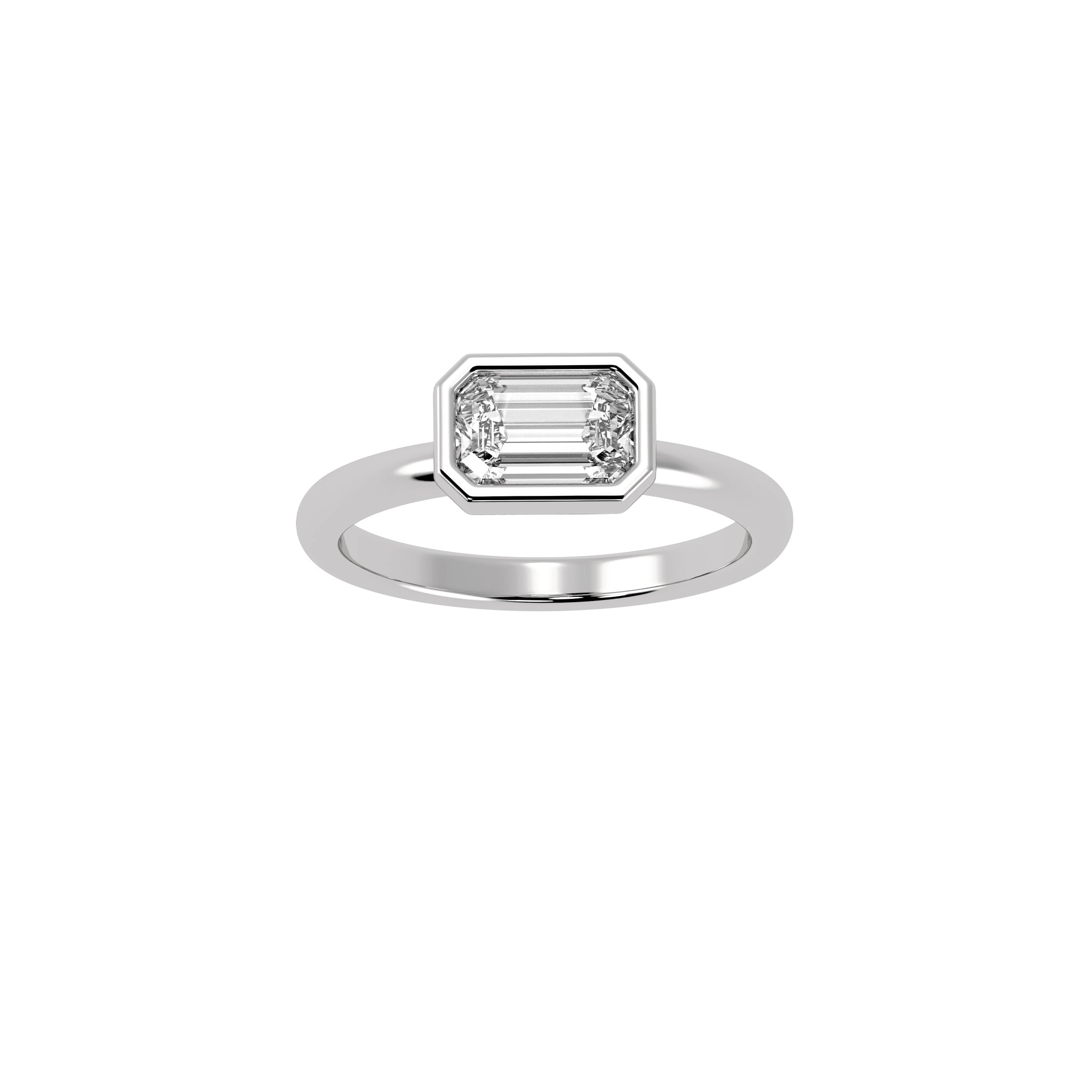 Stephanie East - West Diamond Solitaire Ring - Eliise Maar Jewellery