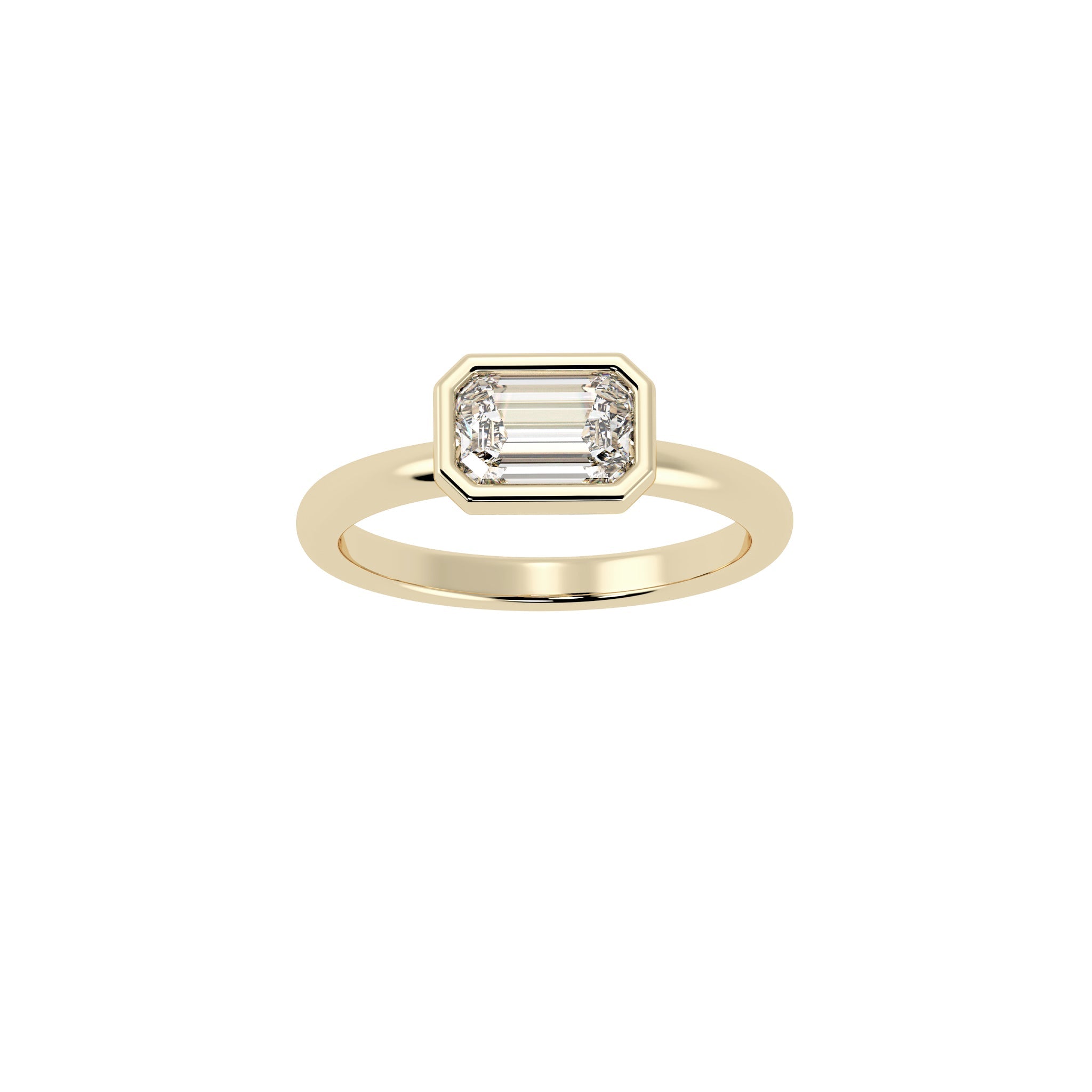 Stephanie East - West Diamond Solitaire Ring - Eliise Maar Jewellery