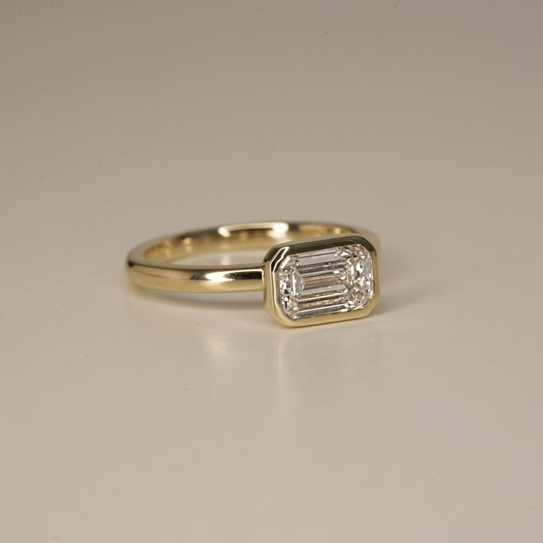 Stephanie East - West Diamond Solitaire Ring - Eliise Maar Jewellery