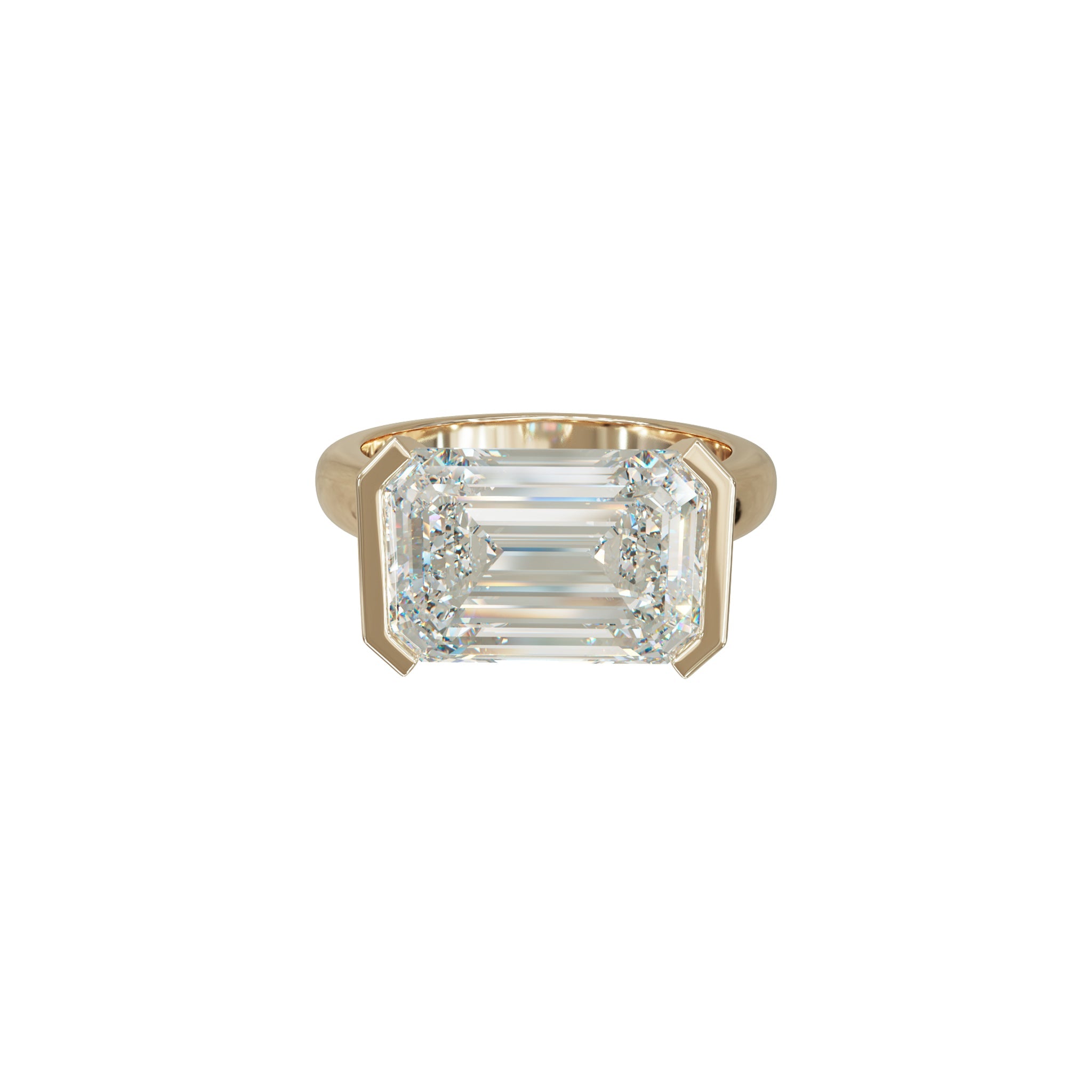 Vivian East - West Radiant Ring - Eliise Maar Jewellery