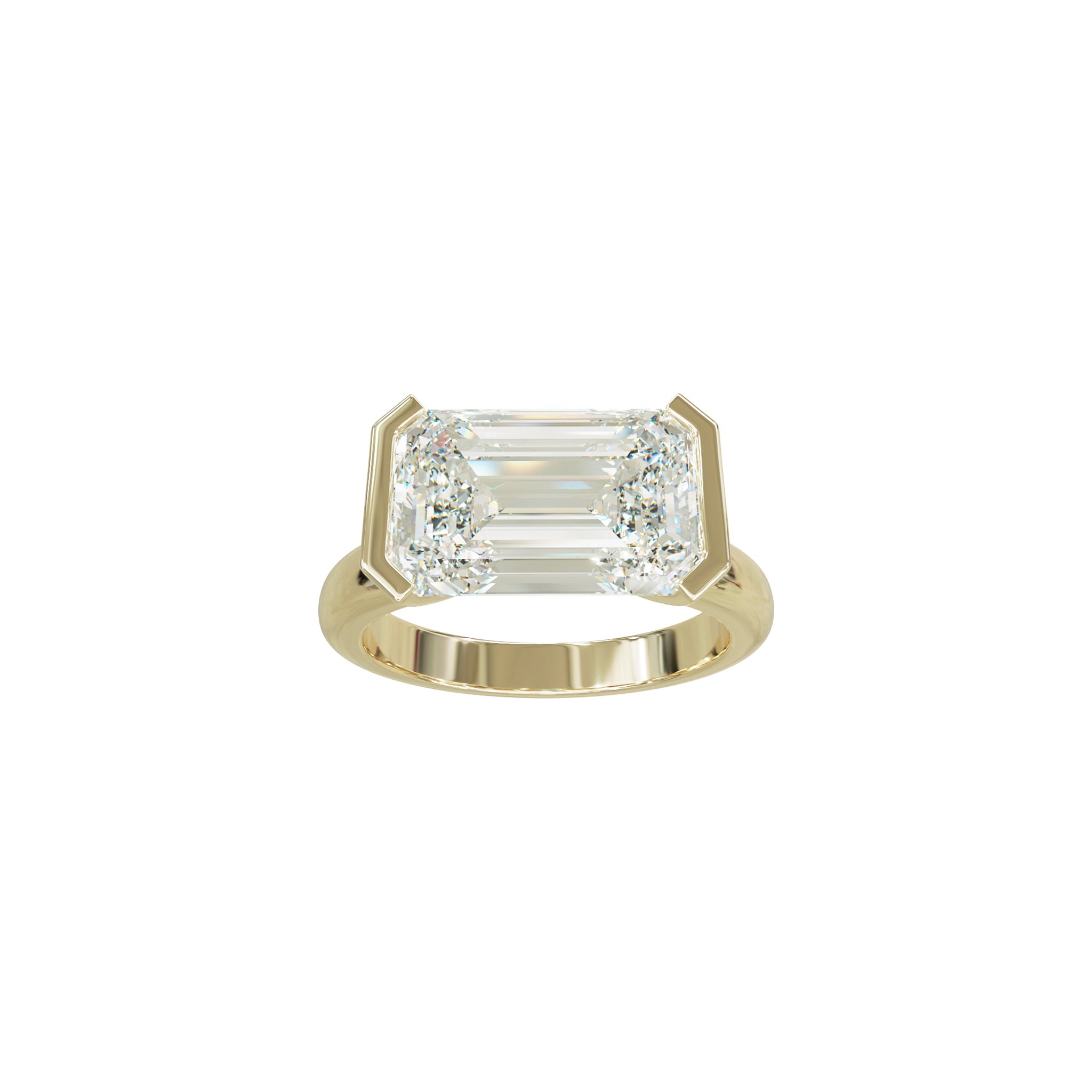 Vivian East - West Radiant Ring - Eliise Maar Jewellery