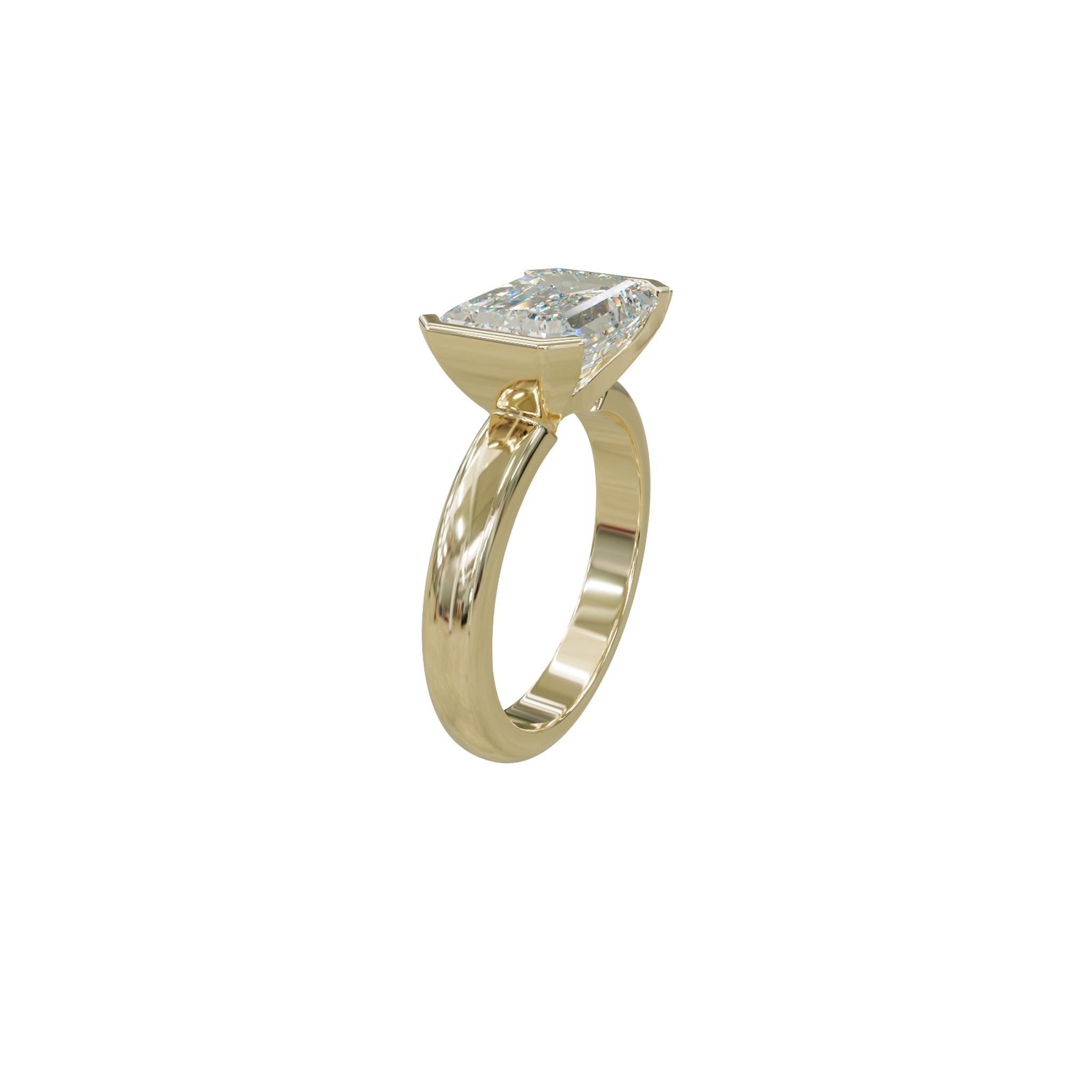 Vivian East - West Radiant Ring - Eliise Maar Jewellery