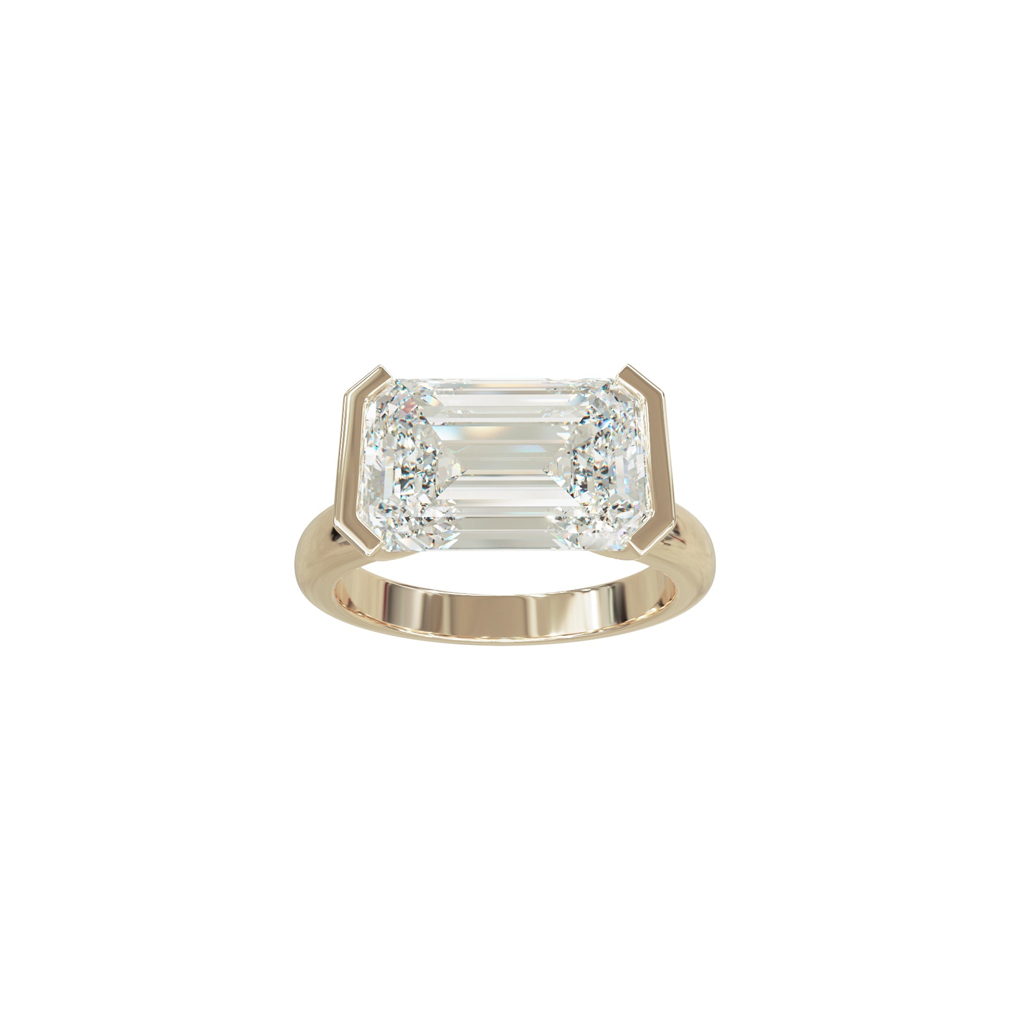 Vivian East - West Radiant Ring - Eliise Maar Jewellery