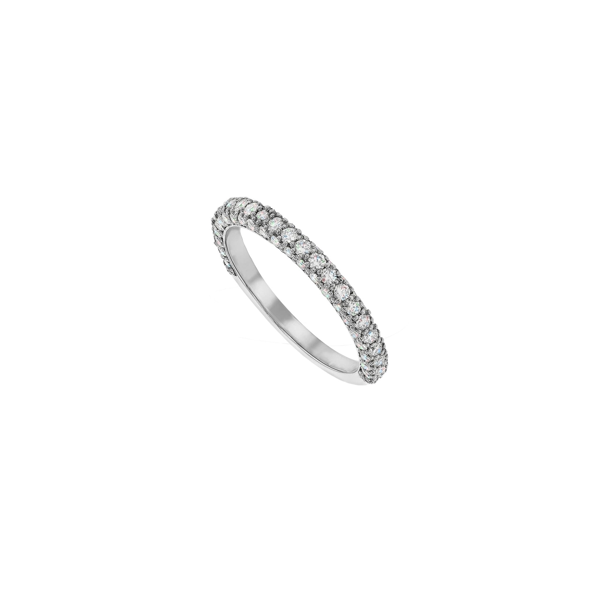 Amy Diamond Band - 18K White Gold - Eliise Maar Jewellery