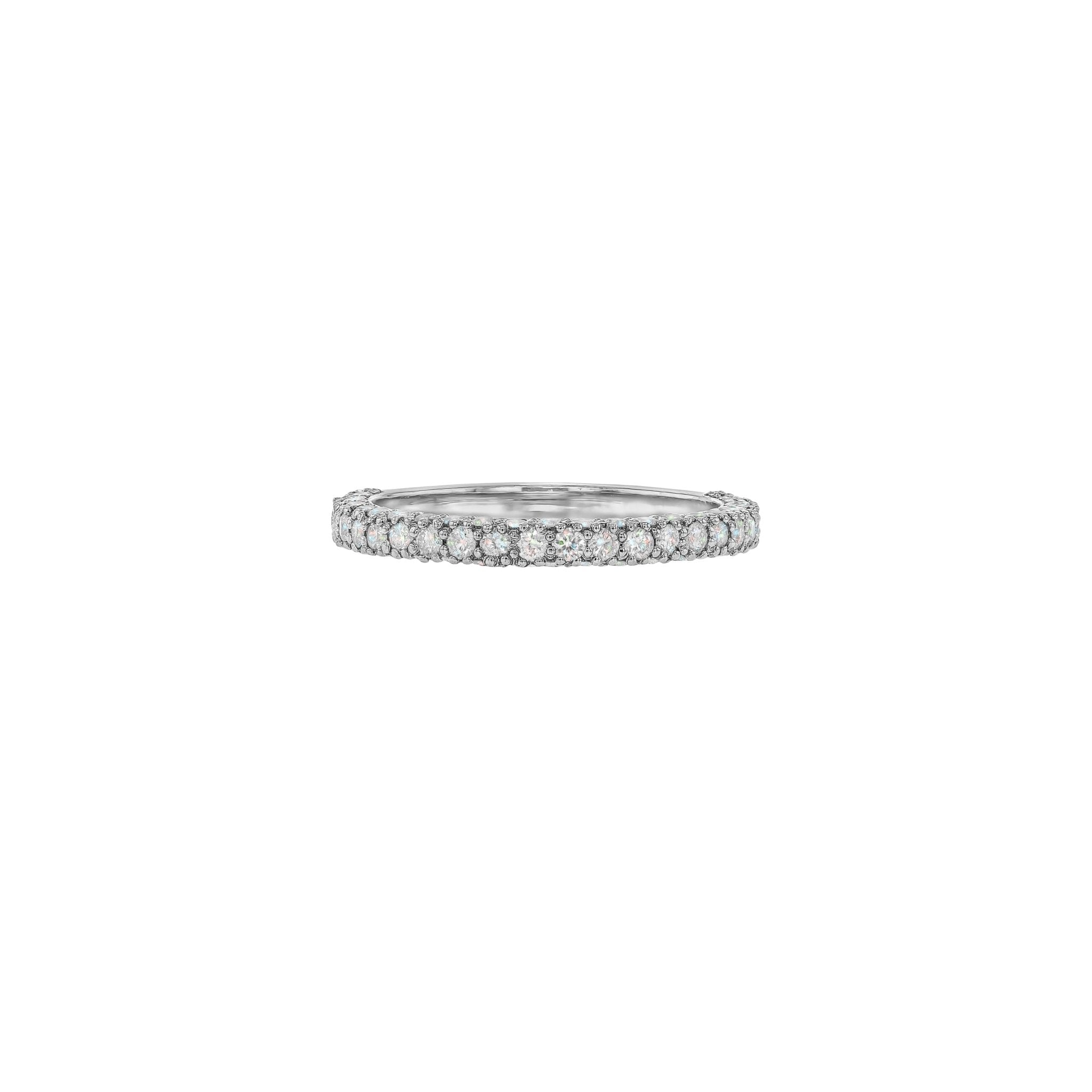 Amy Diamond Band - 18K White Gold - Eliise Maar Jewellery