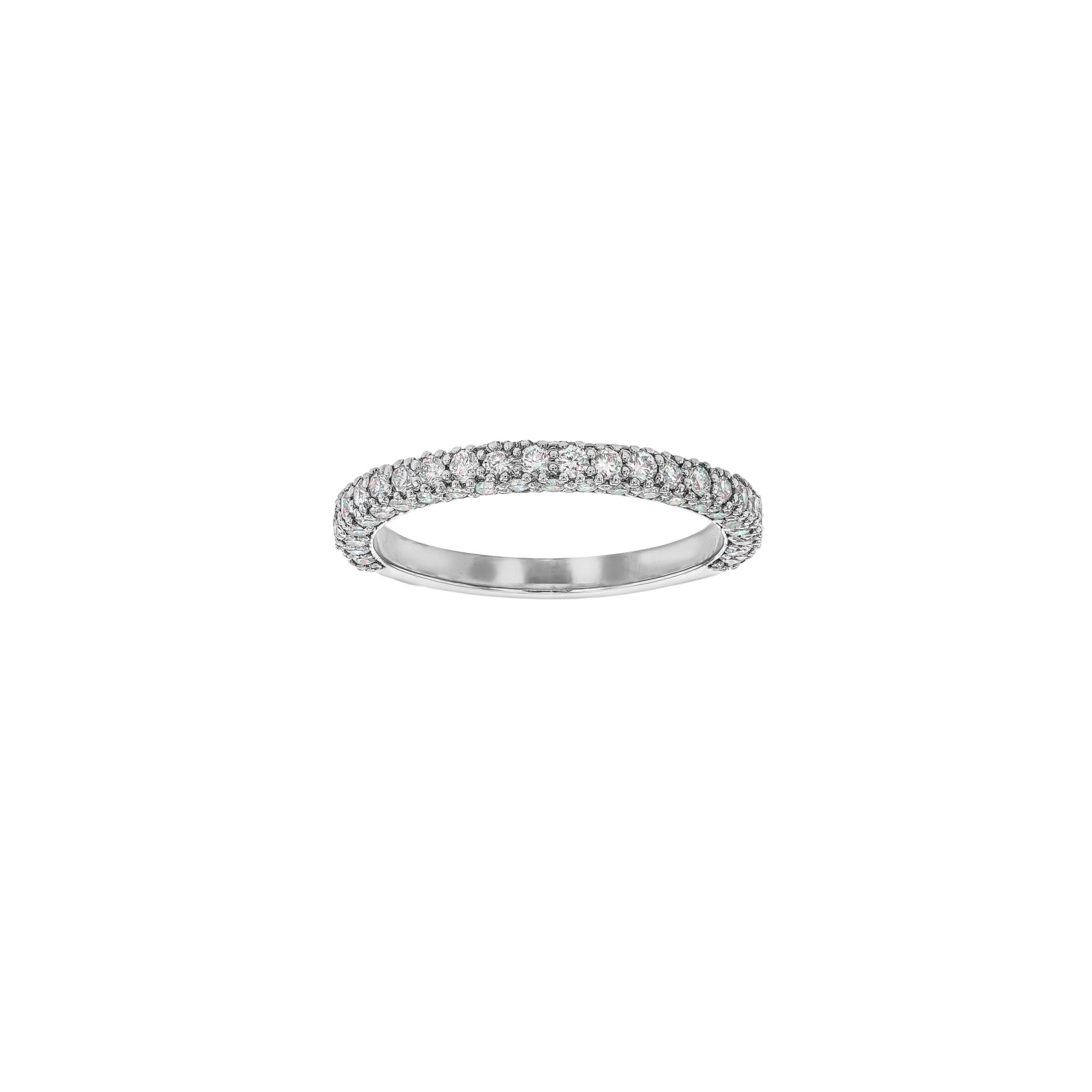 Amy Diamond Band - 18K White Gold - Eliise Maar Jewellery