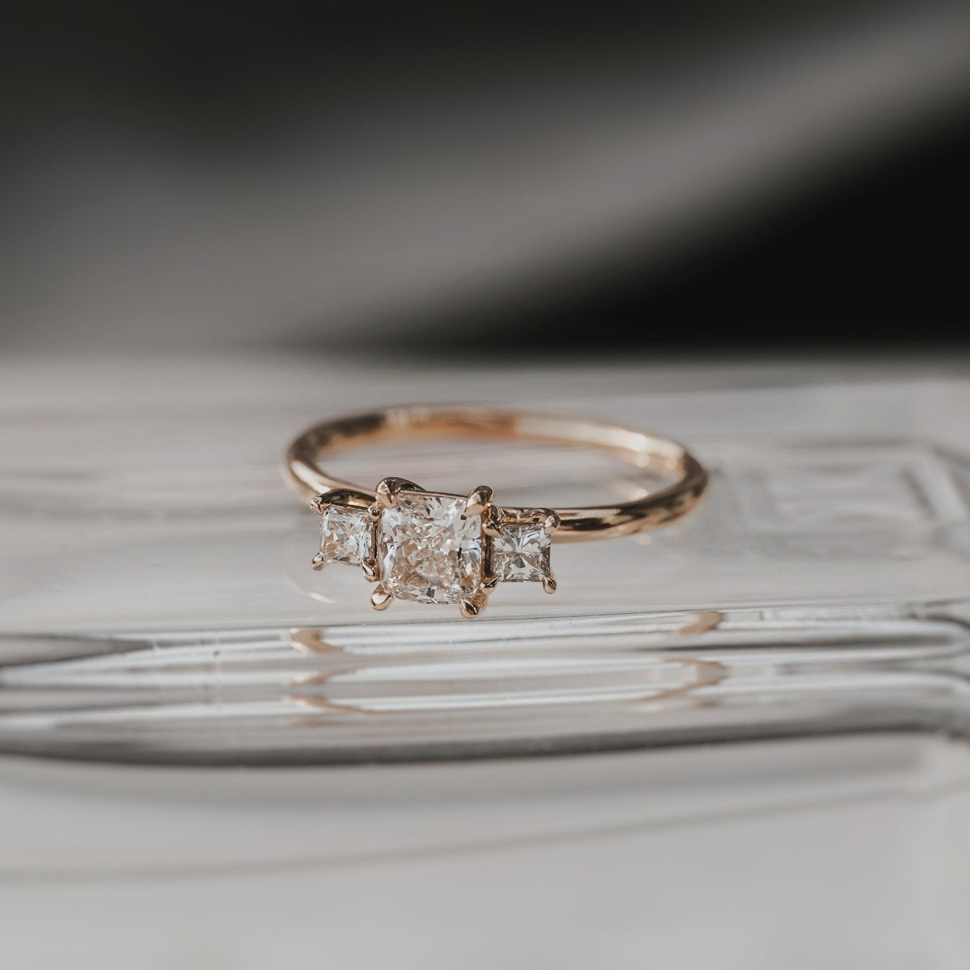 Ava Diamond Trilogy Ring - Eliise Maar Jewellery