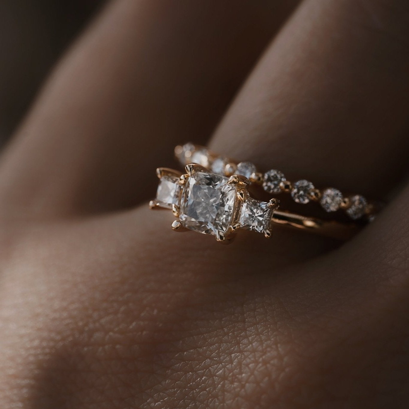 Ava Diamond Trilogy Ring - Eliise Maar Jewellery