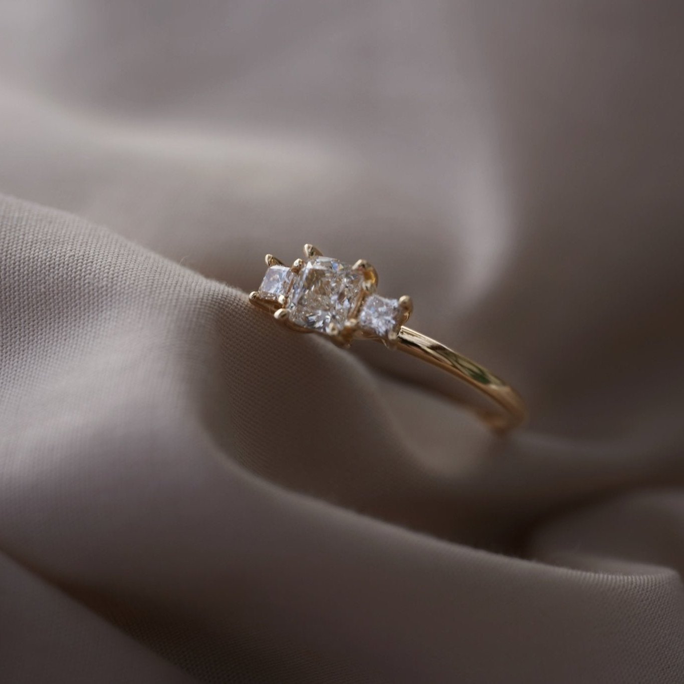 Ava Diamond Trilogy Ring - Eliise Maar Jewellery