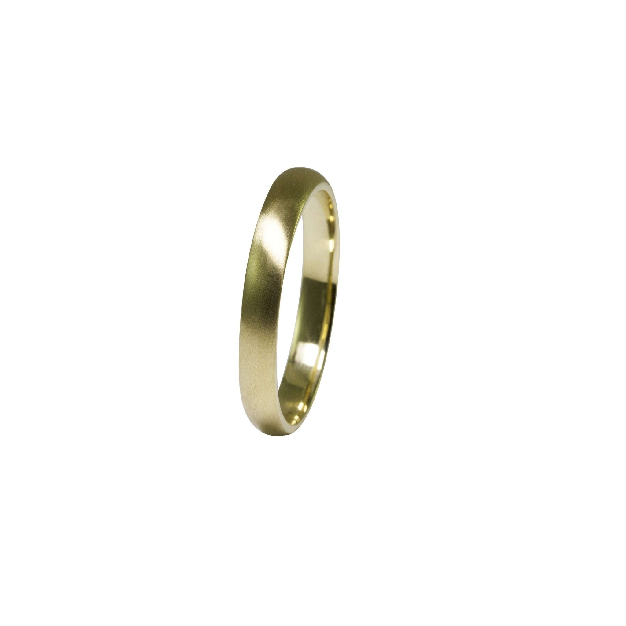 Classic Wedding Rings Yellow - Eliise Maar Jewellery