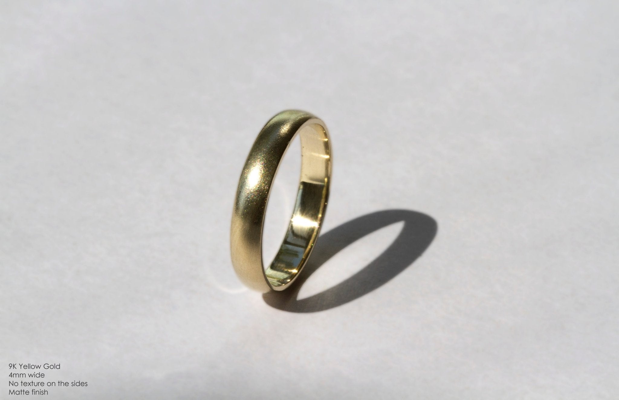 Classic Wedding Rings Yellow - Eliise Maar Jewellery