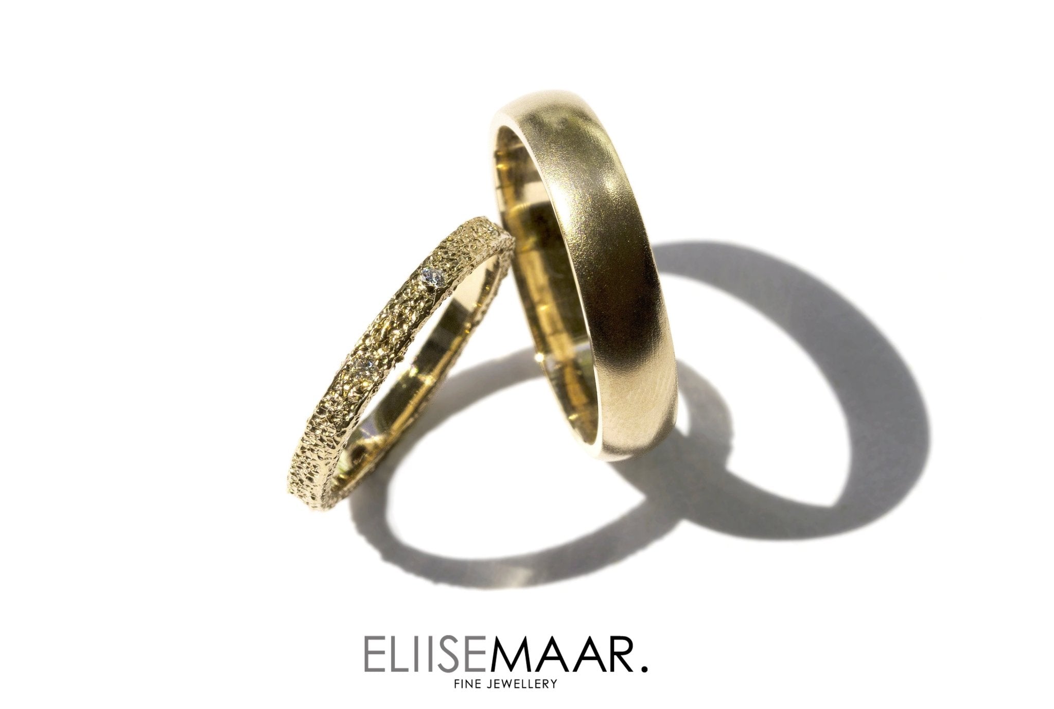 Classic Wedding Rings Yellow - Eliise Maar Jewellery