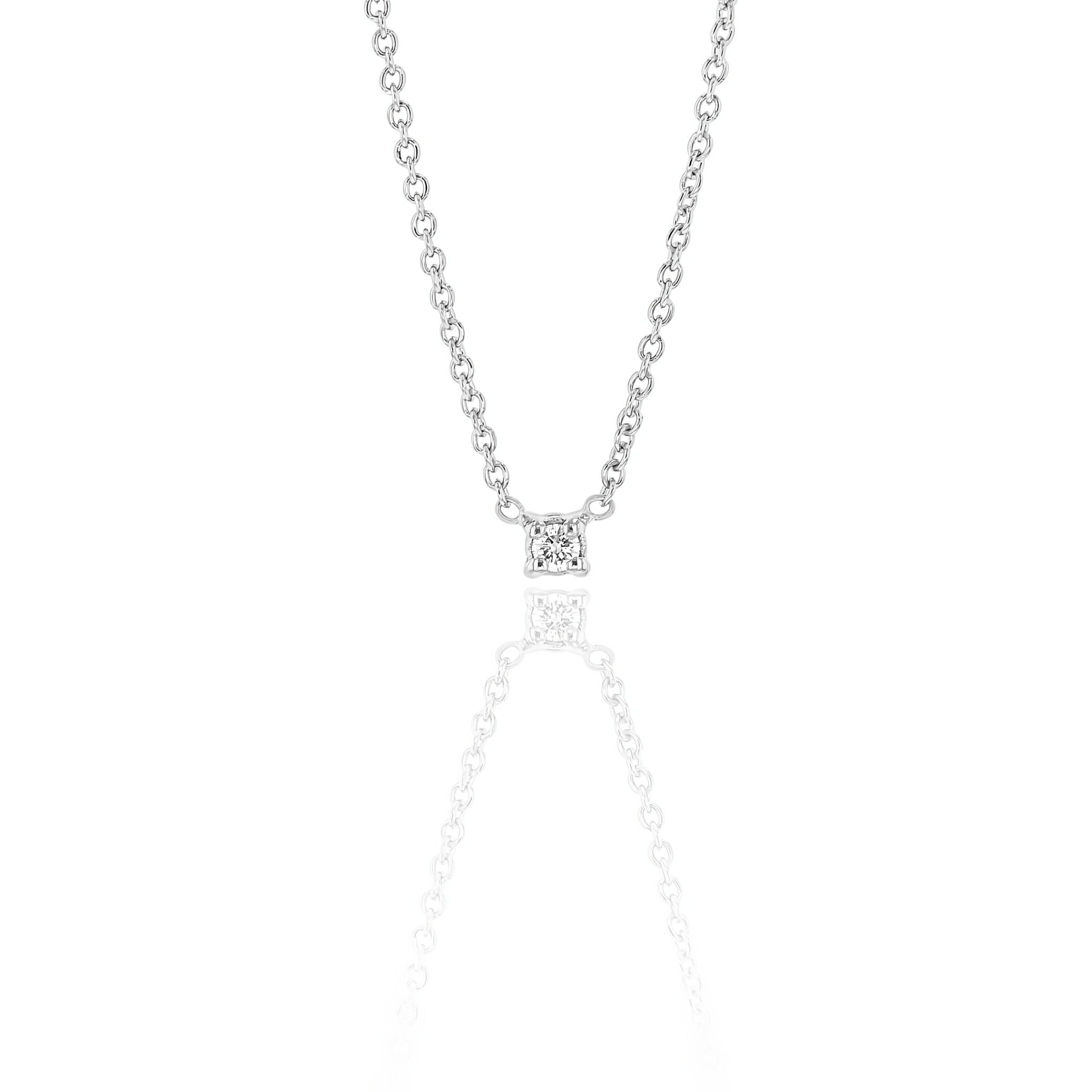 Dainty Diamond Necklace 0.03ct - Eliise Maar Jewellery