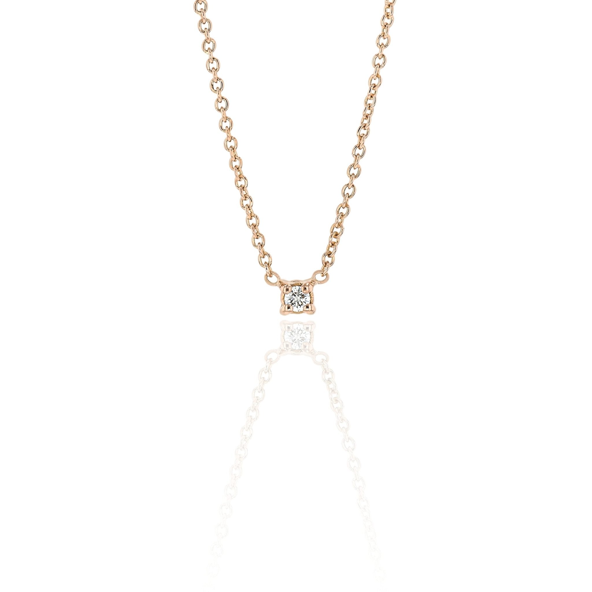 Dainty Diamond Necklace 0.03ct - Eliise Maar Jewellery