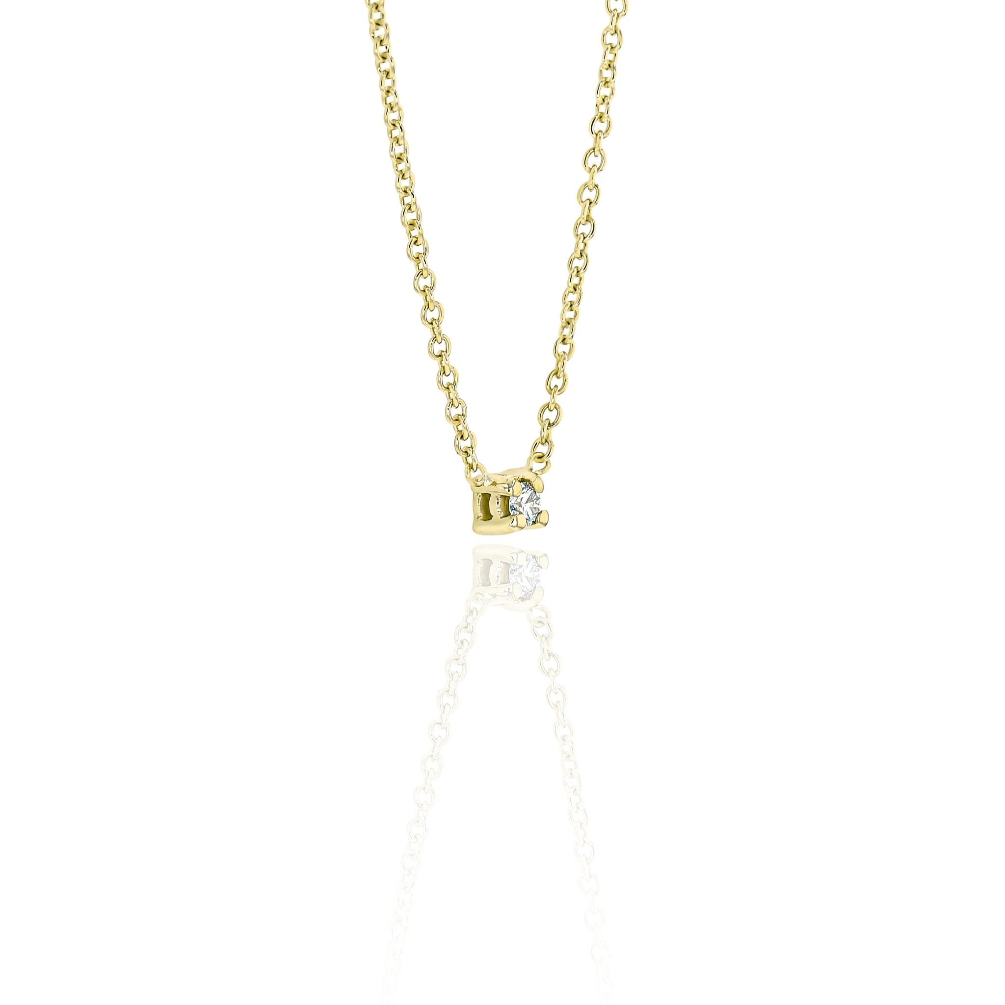 Dainty Diamond Necklace 0.03ct - Eliise Maar Jewellery