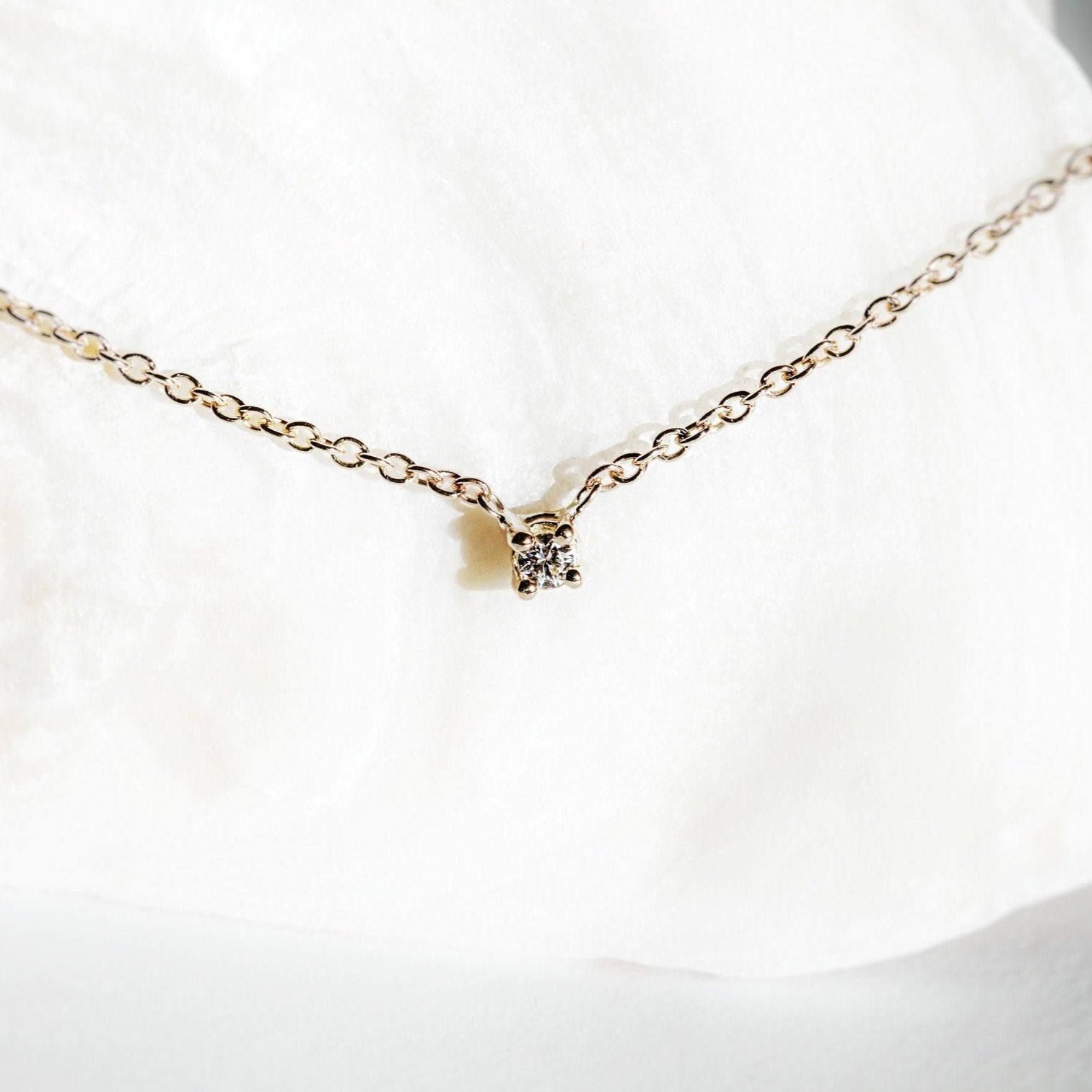 Dainty Diamond Necklace 0.03ct - Eliise Maar Jewellery