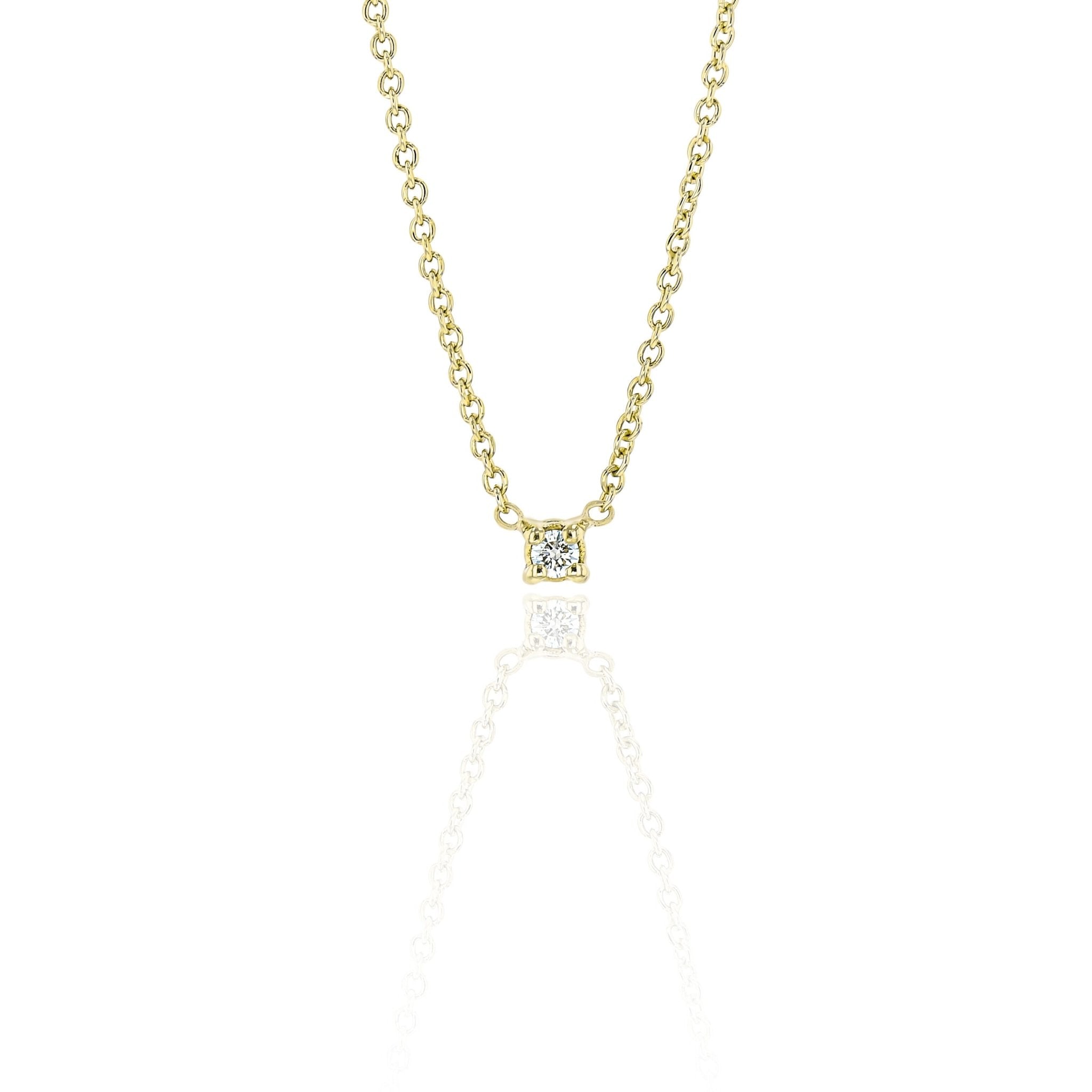 Dainty Diamond Necklace 0.03ct - Eliise Maar Jewellery