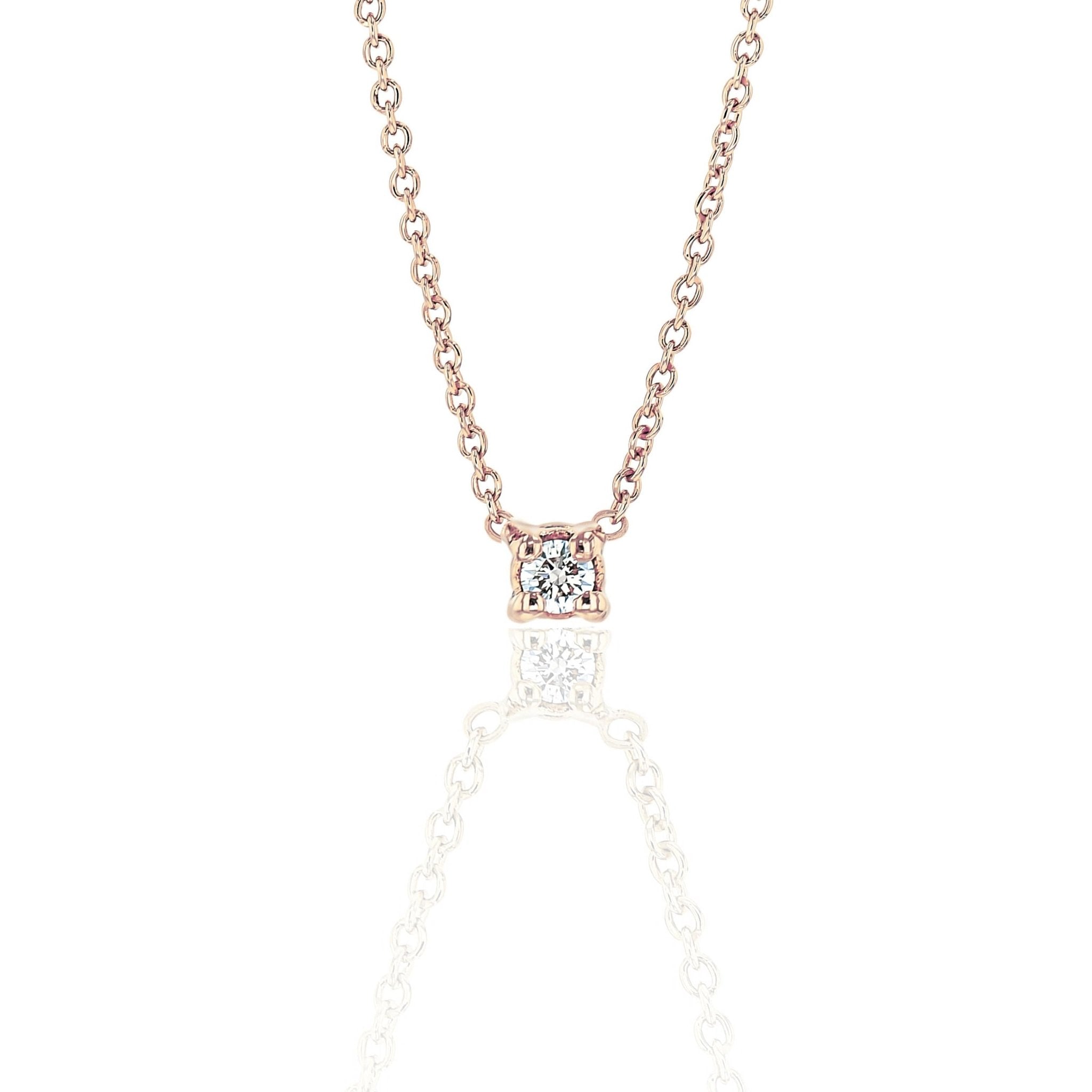 Dainty Diamond Necklace 0.25ct - Eliise Maar Jewellery