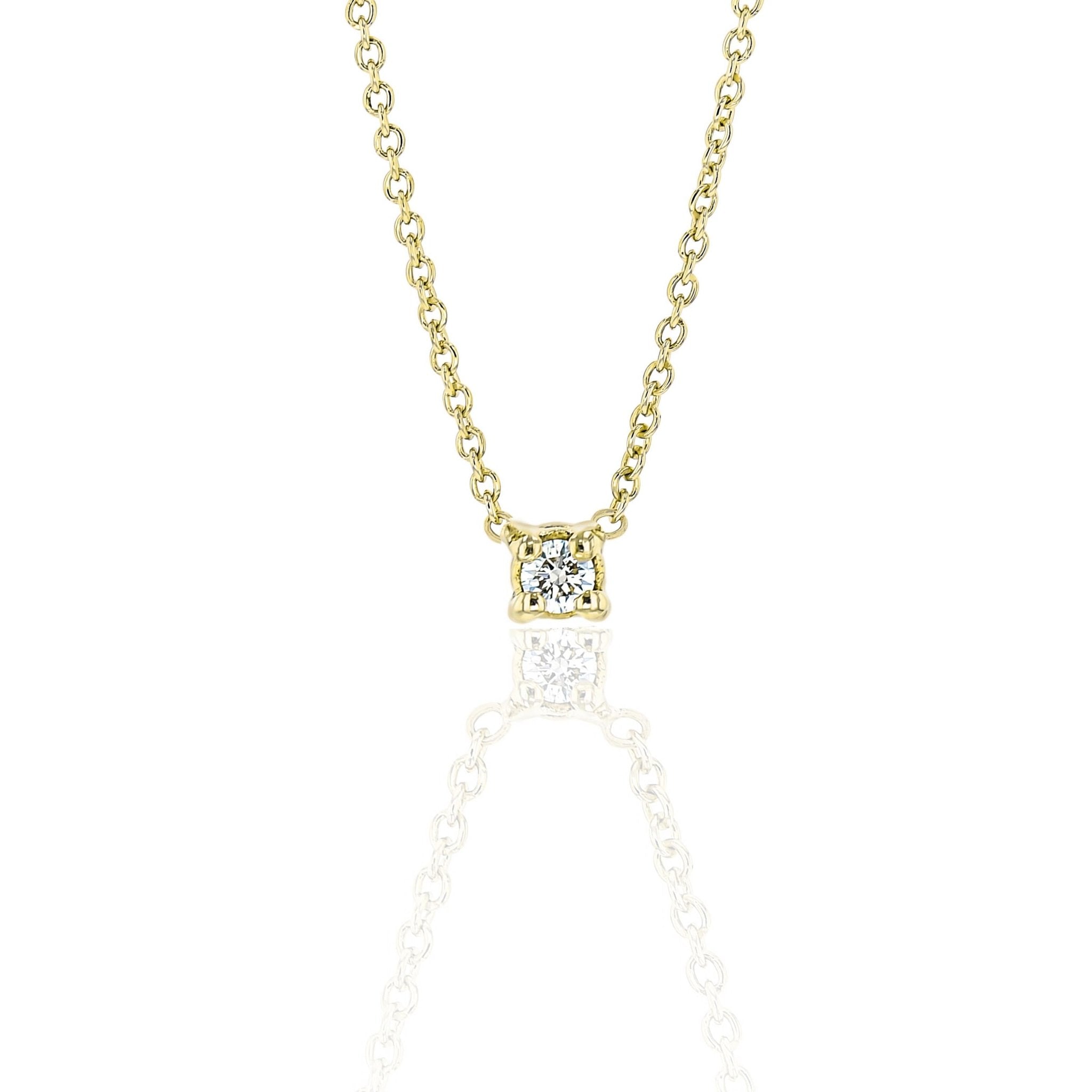 Dainty Diamond Necklace 0.25ct - Eliise Maar Jewellery