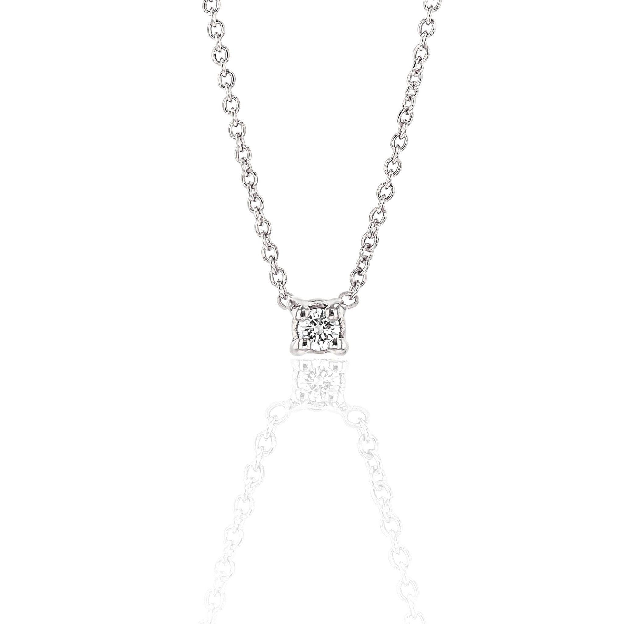 Dainty Diamond Necklace 0.25ct - Eliise Maar Jewellery