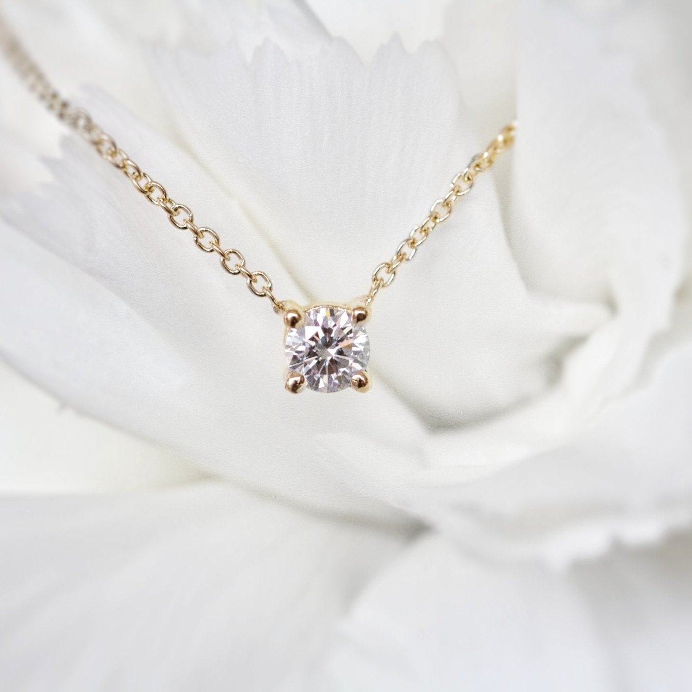 Dainty Diamond Necklace 0.25ct - Eliise Maar Jewellery