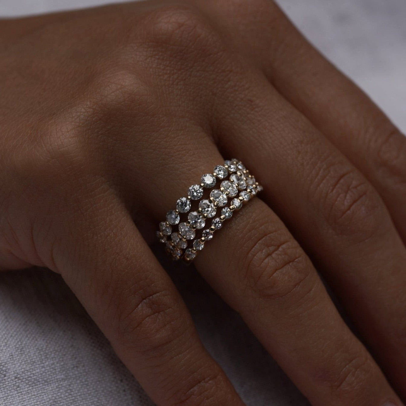 Eleanor Luxe Diamond Band - Eliise Maar Jewellery