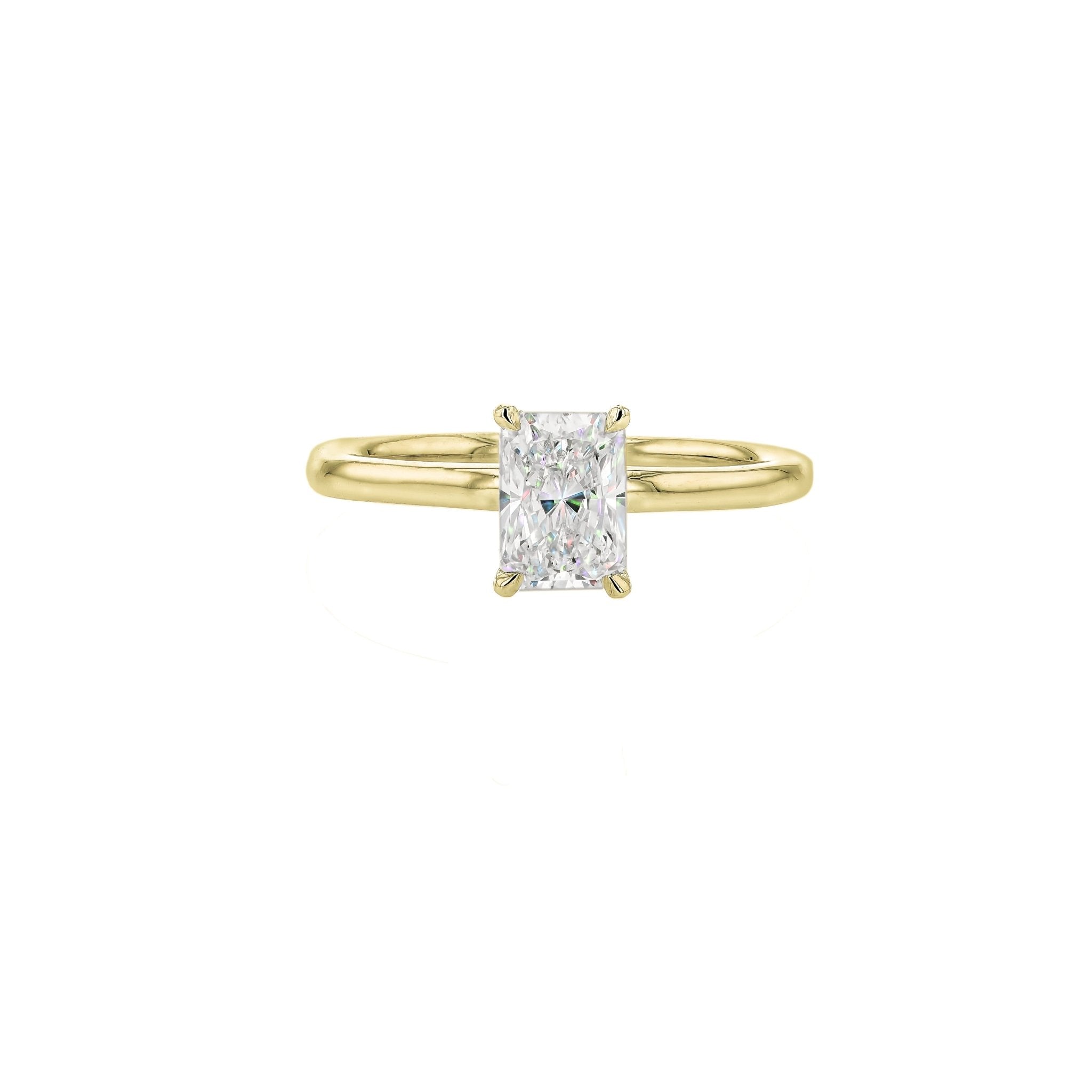 Elle Radiant Diamond Solitaire - Eliise Maar Jewellery