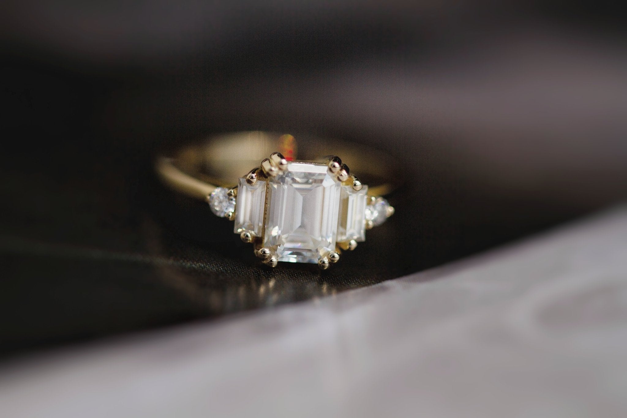 Evie Moissanite Ring - Eliise Maar Jewellery